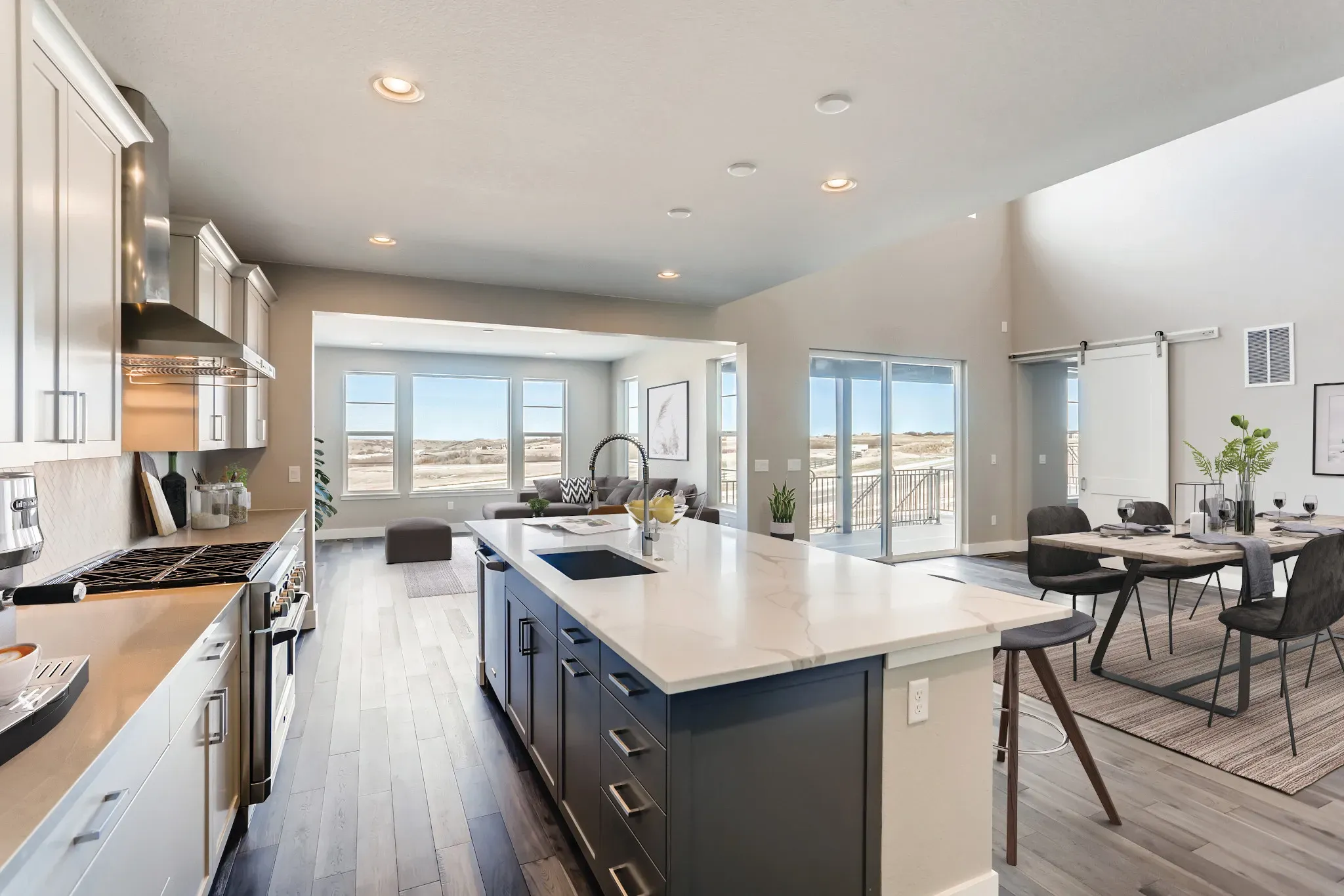 Kitchen, Dining, Great Room