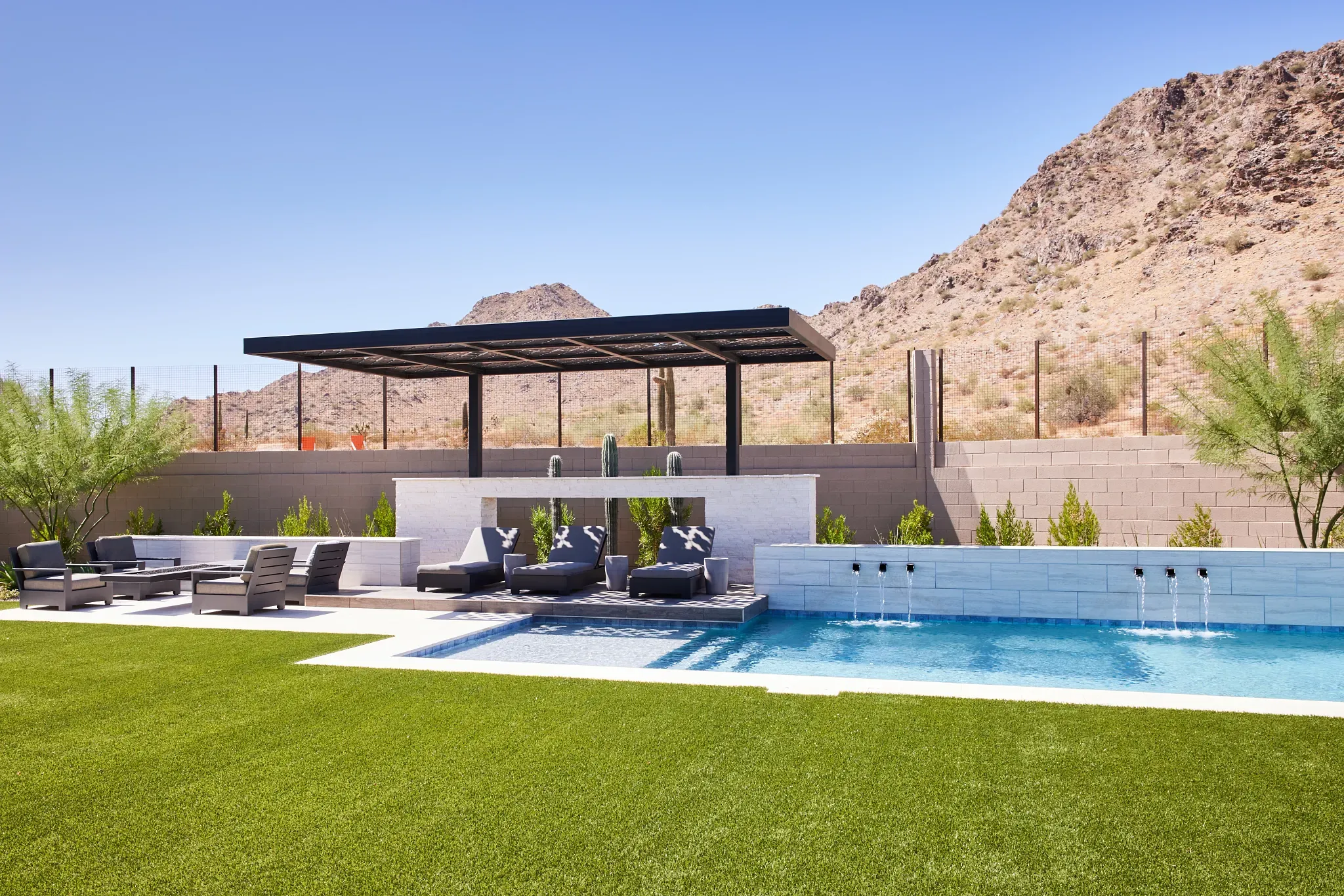 Plan 7524 Model Backyard