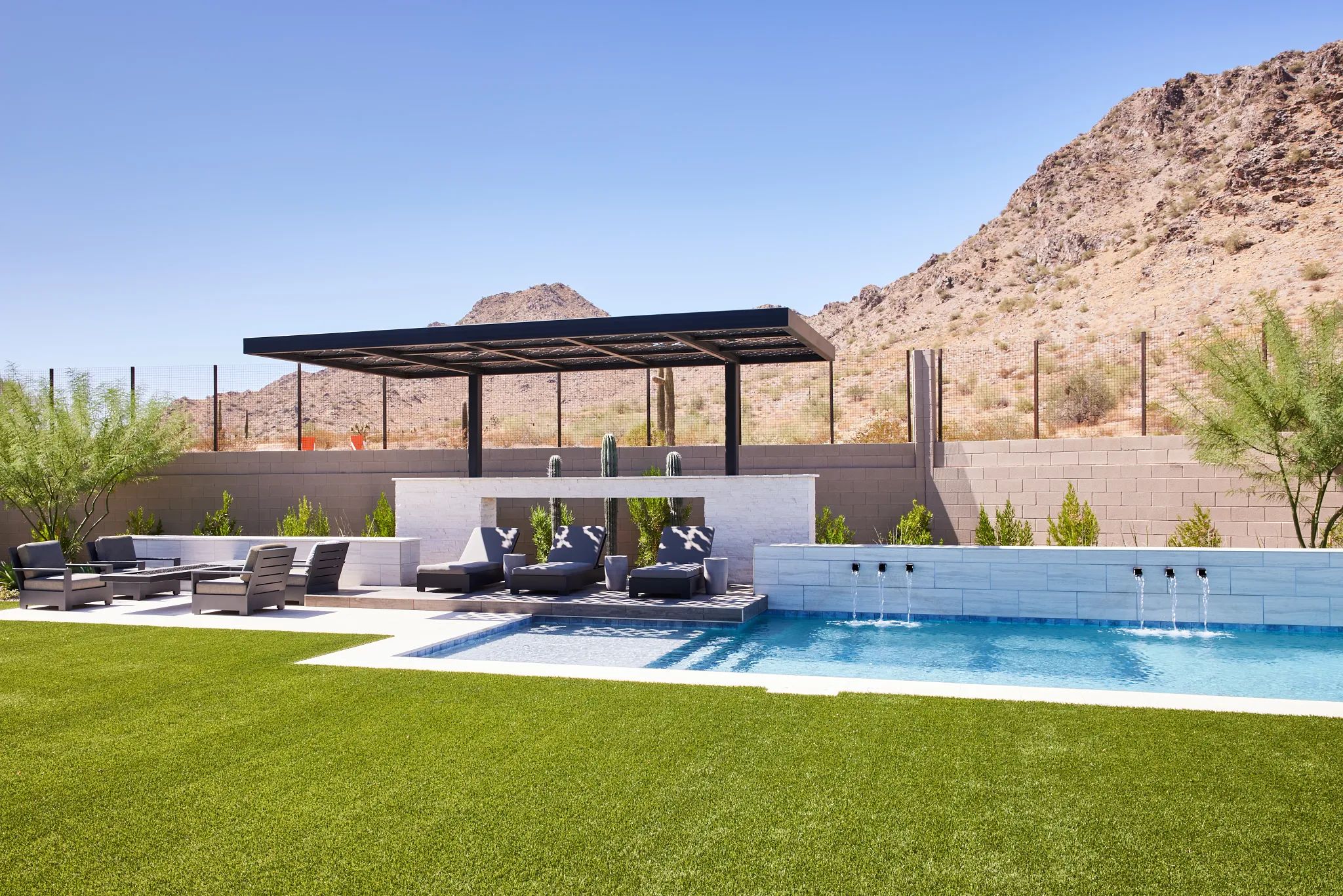 Plan 7524 Model Backyard