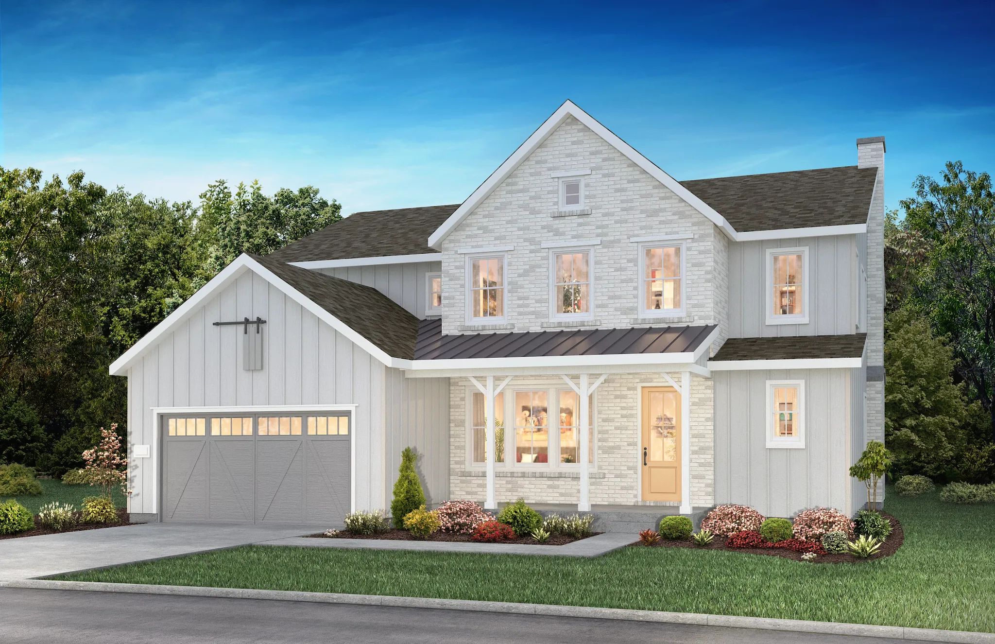 Exterior A: Modern Farmhouse