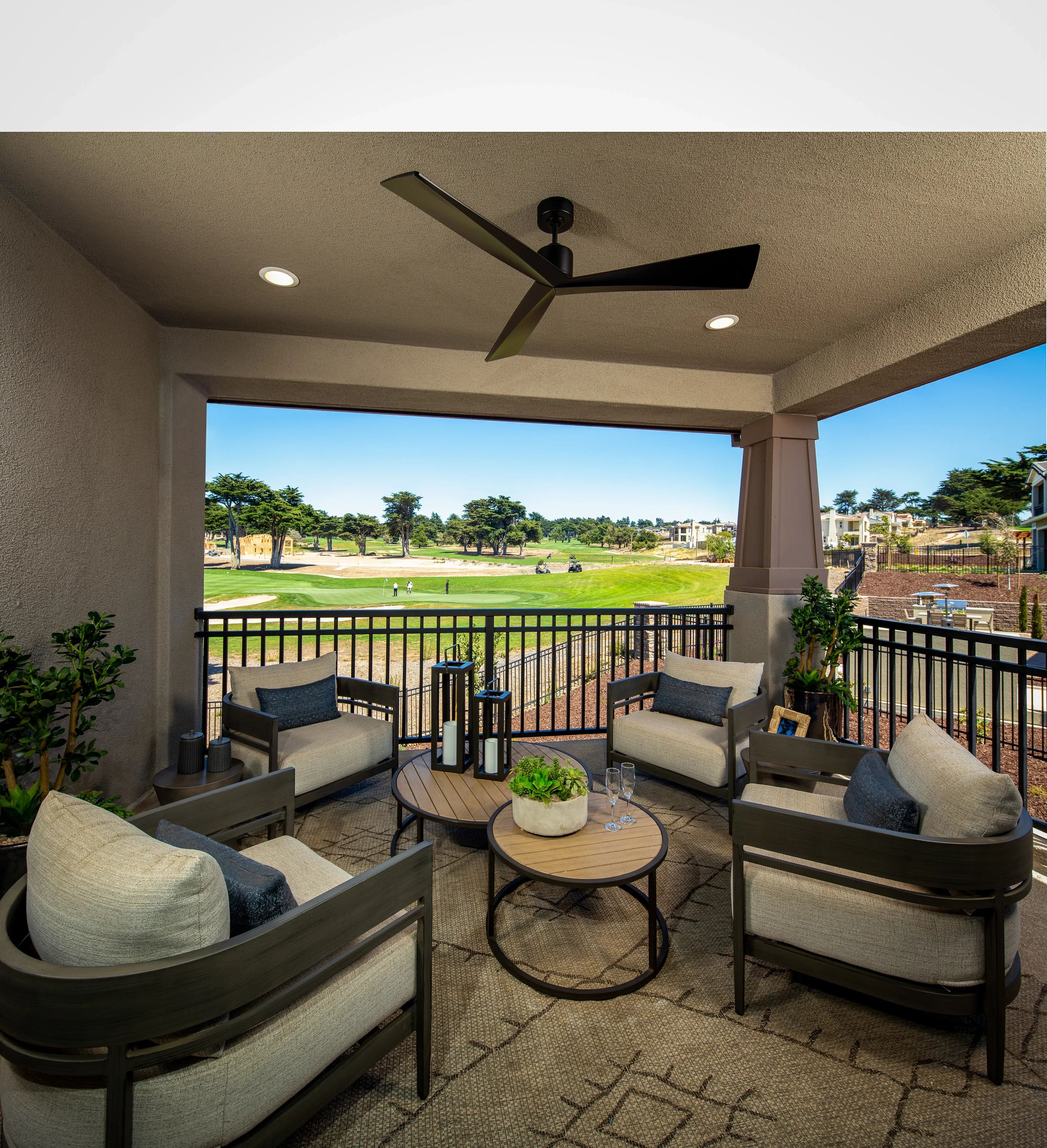 Plan 4 Model Home Balcony