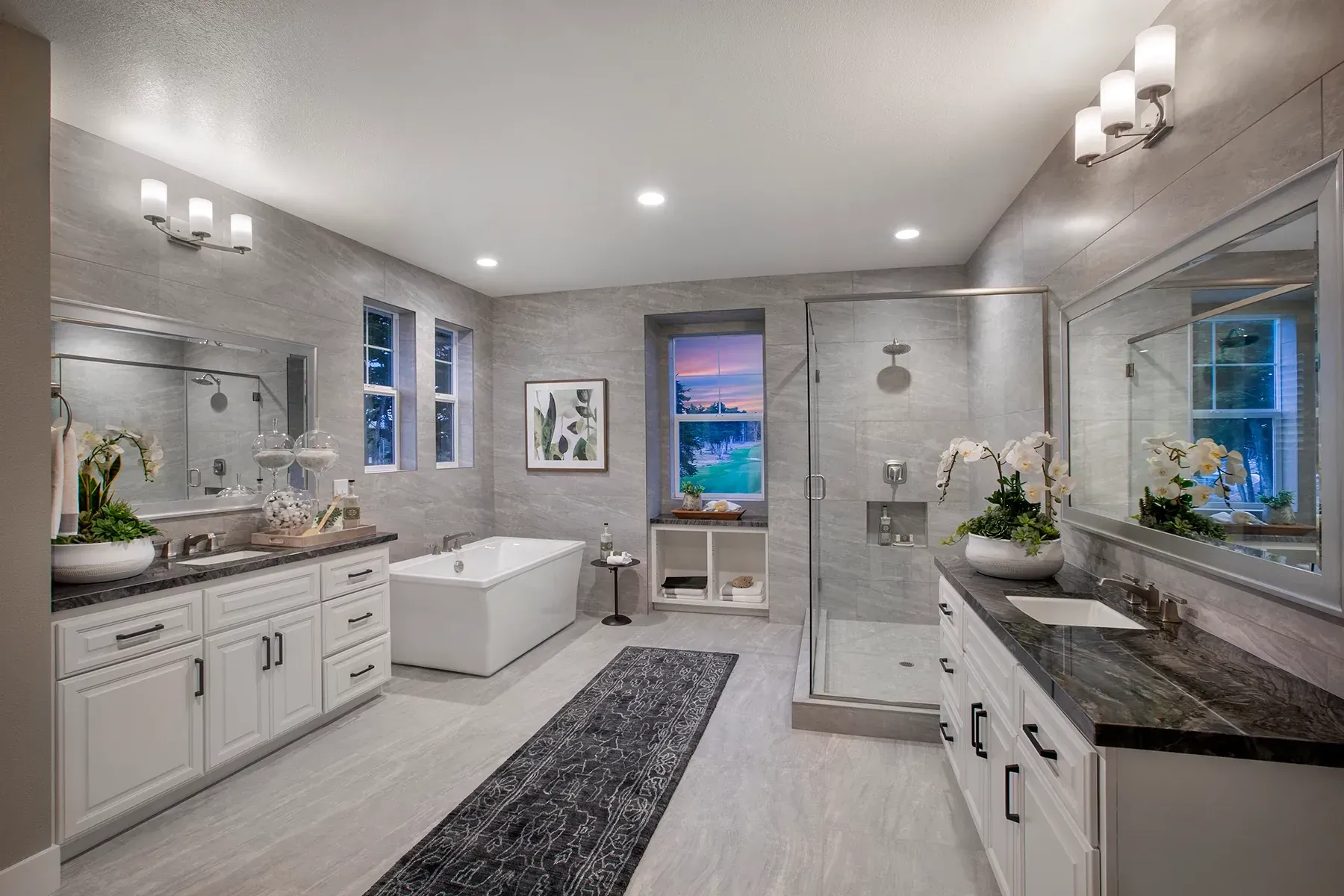 Plan 1 Model Home Primary Bathroom