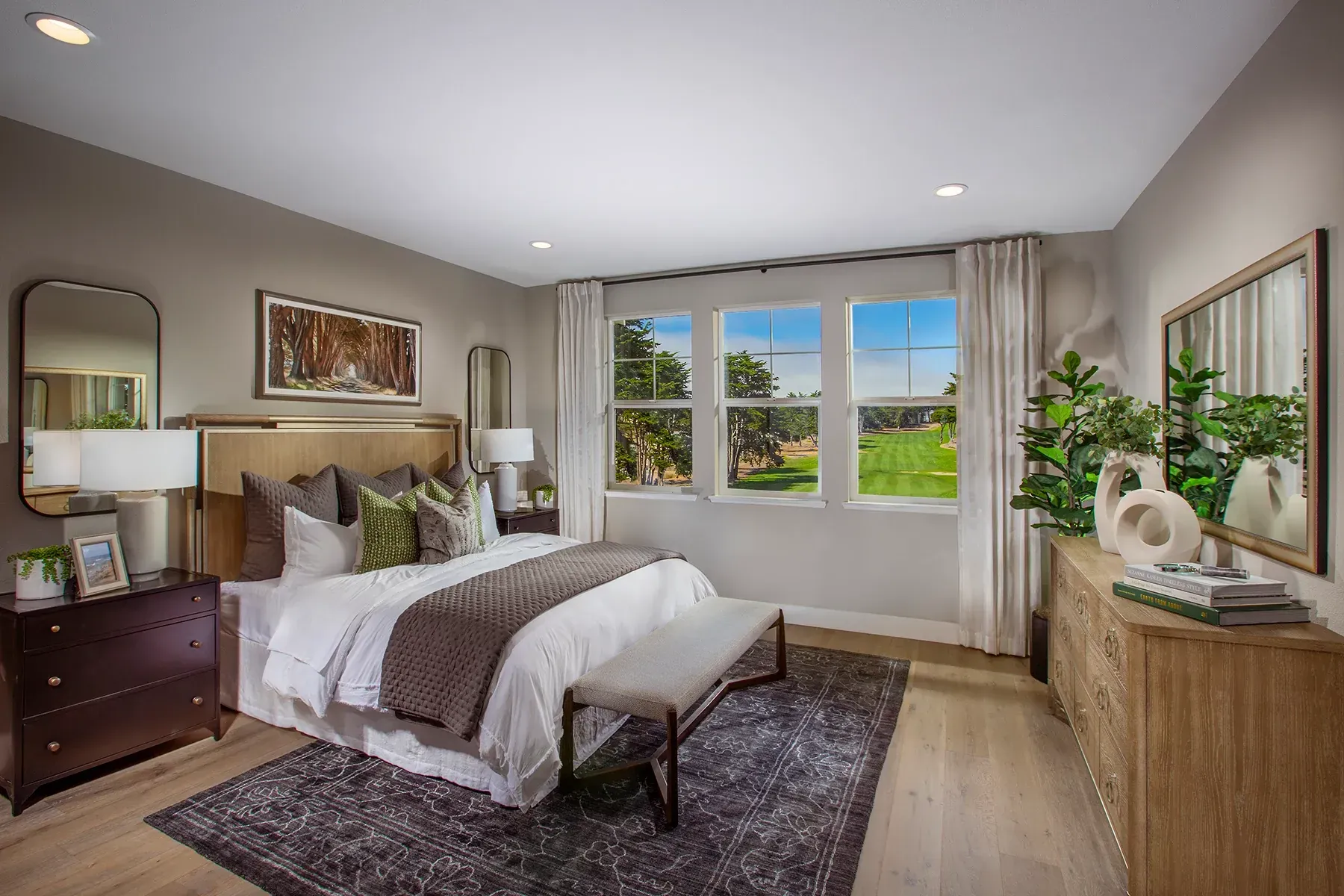 Plan 1 Model Home Primary Bedroom