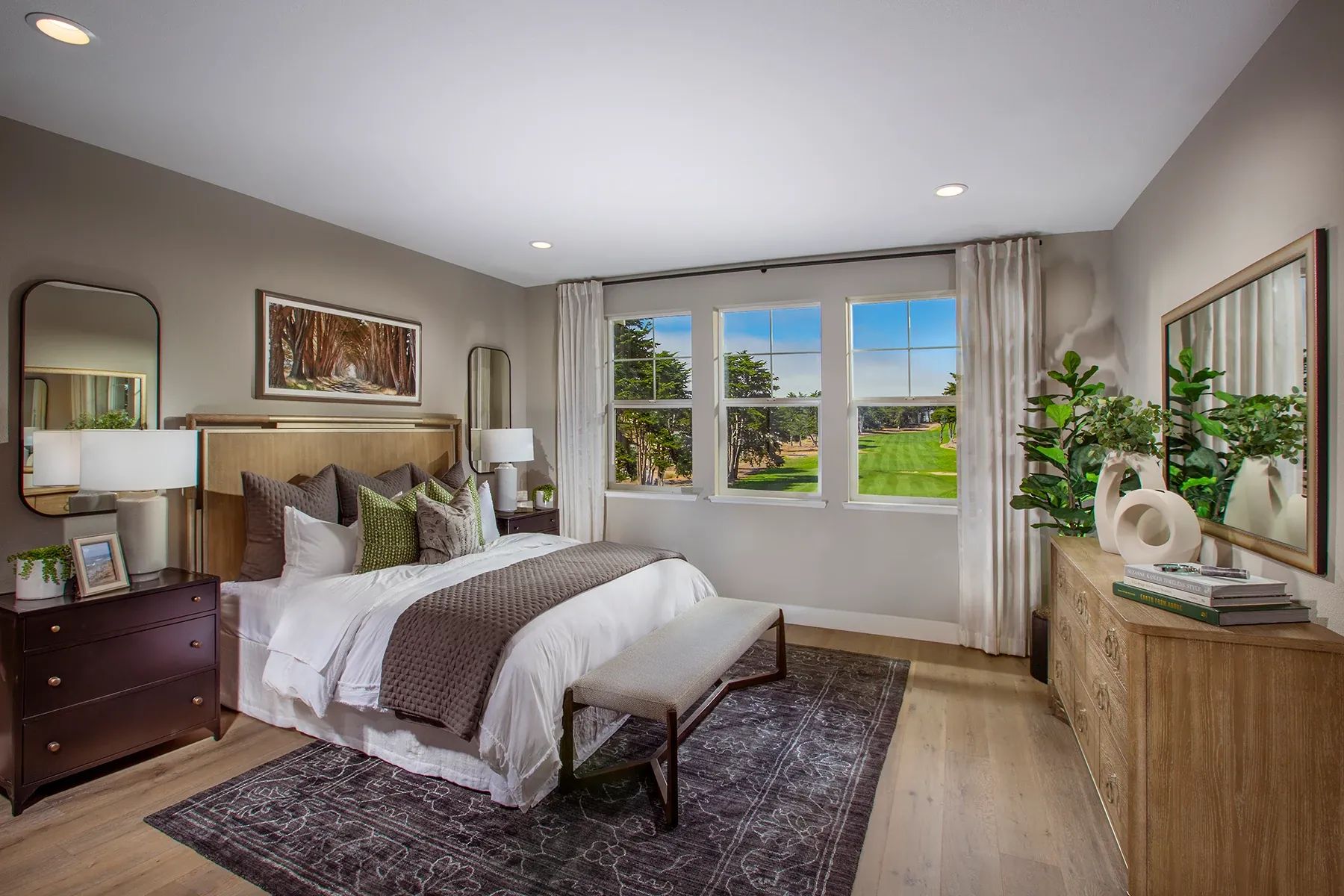 Plan 1 Model Home Primary Bedroom