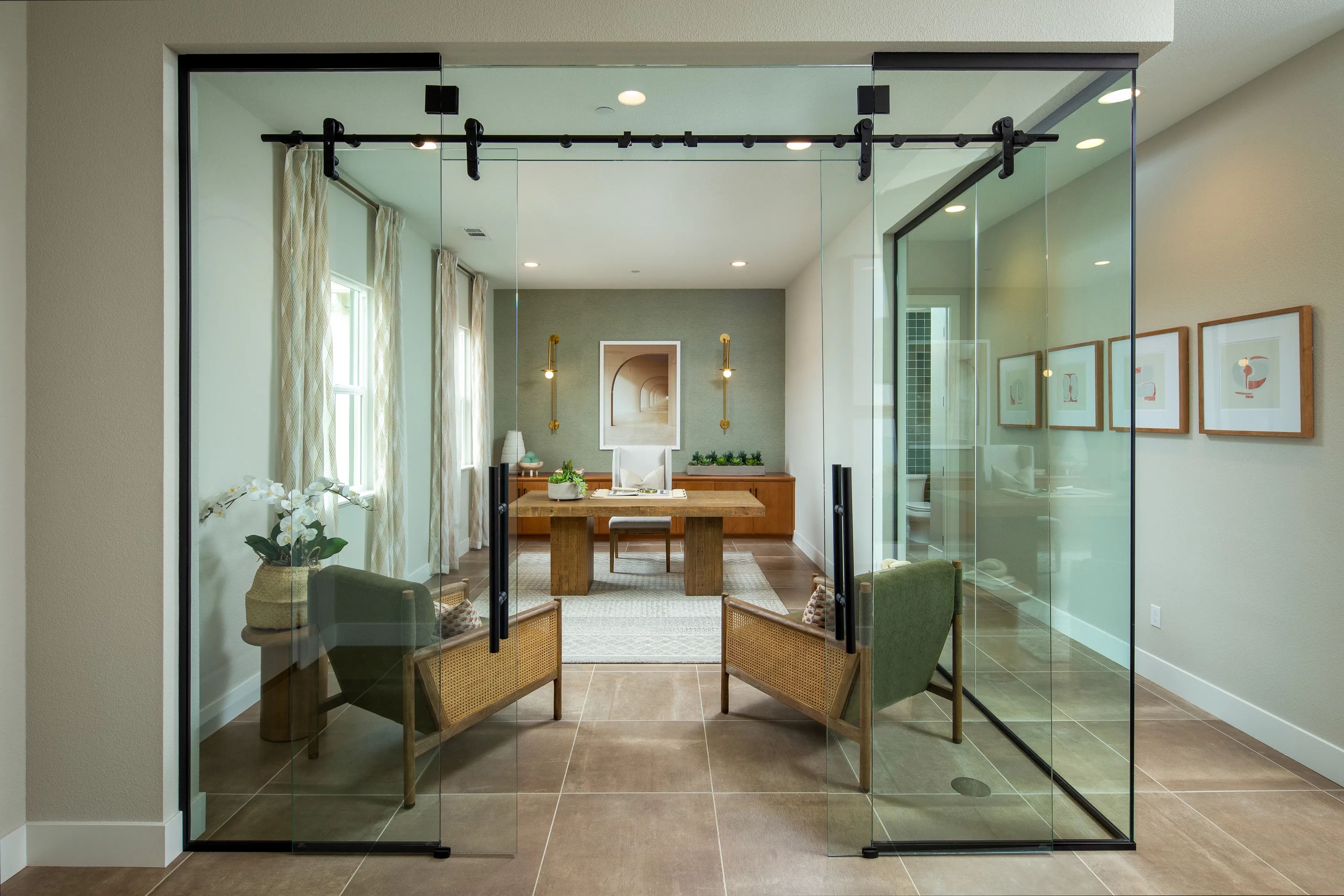 Plan 6 Model Home Office