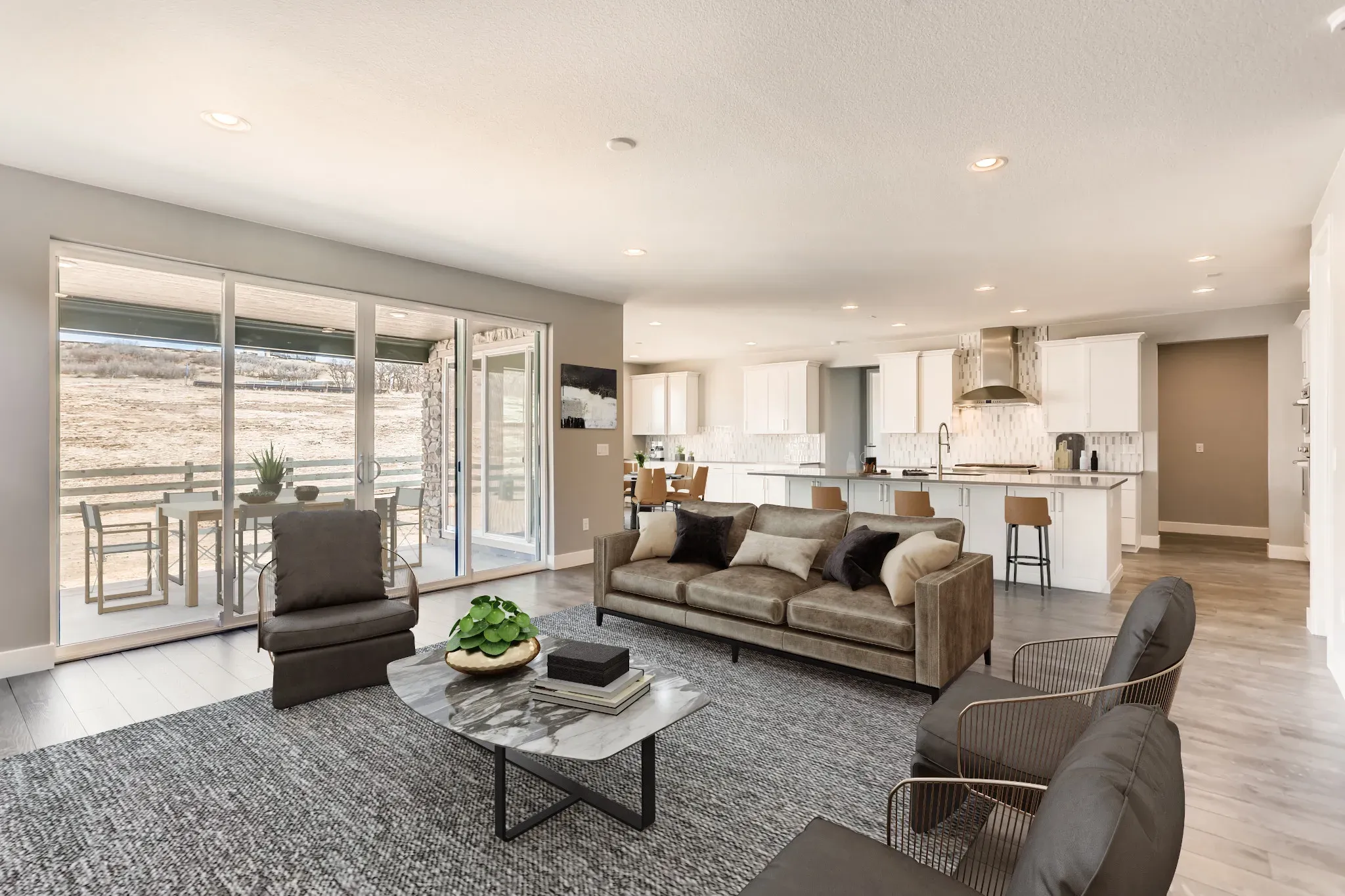 Stratton Great Room + Kitchen