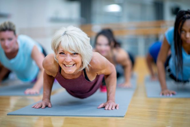 Woman Doing Yoga