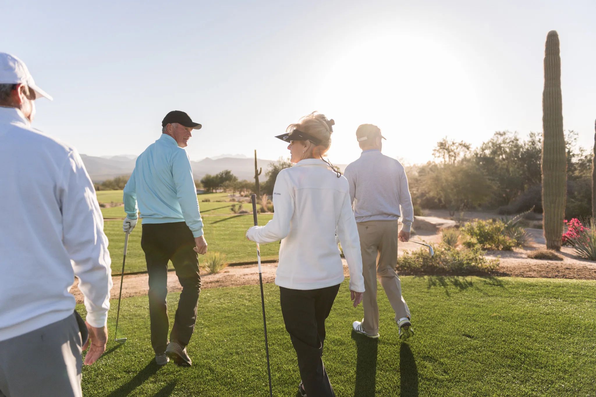 Group of Homeowners Golfing