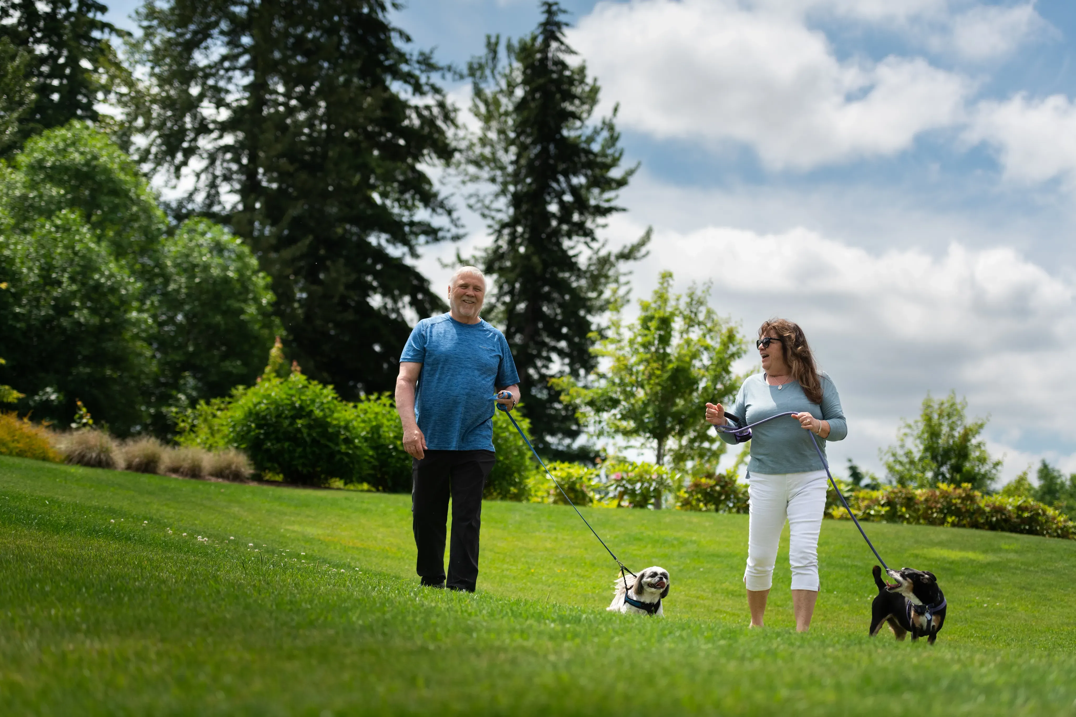 Trilogy Homeowner Members Walking Their Dogs