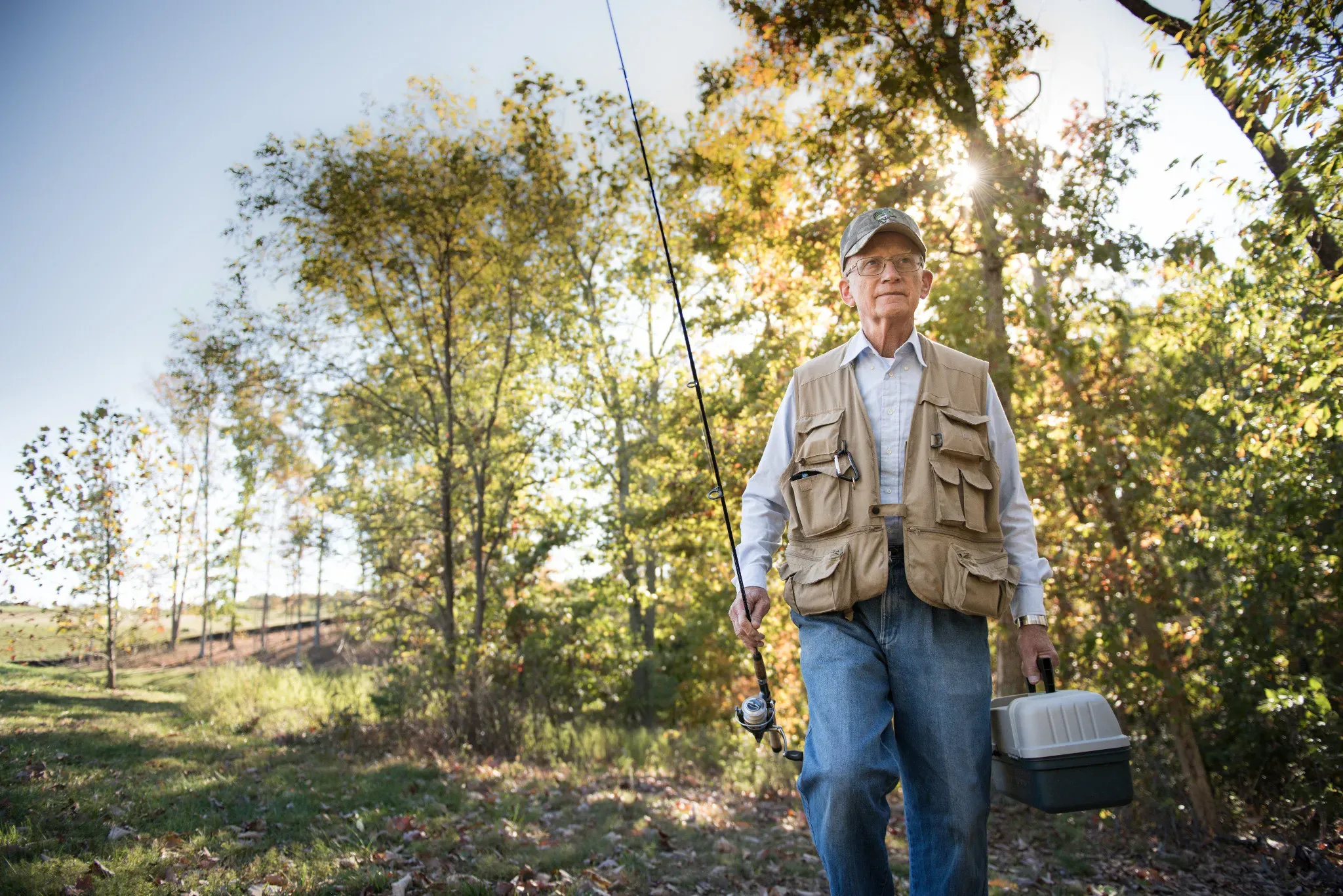 Fishing at Lake Frederick