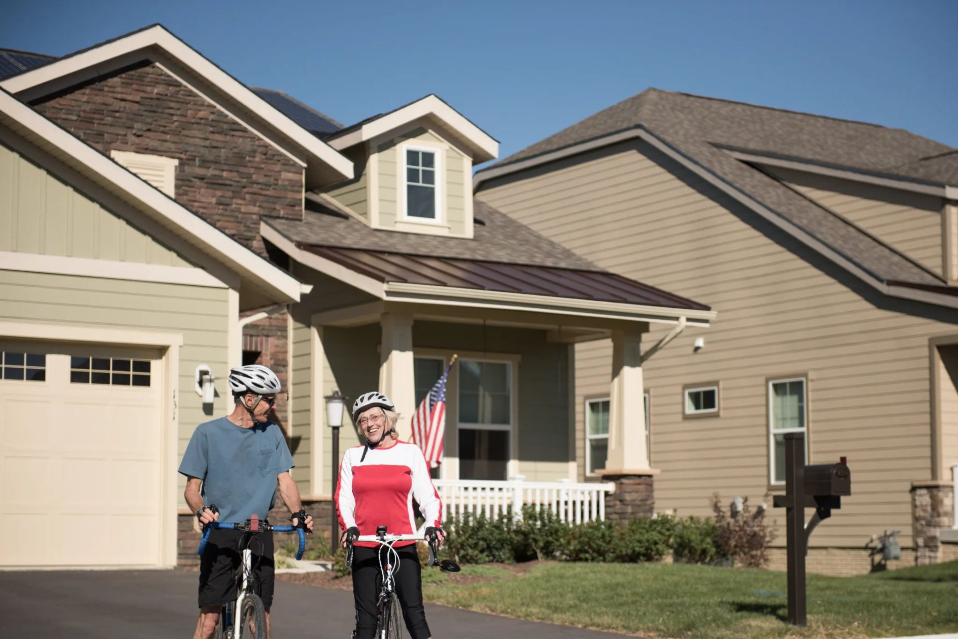 Couple Biking