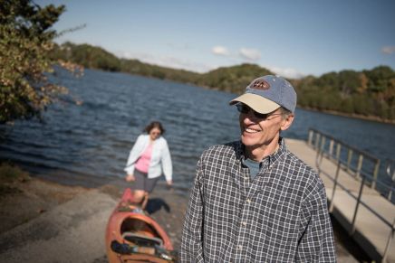 Kayaking at Lake Frederick