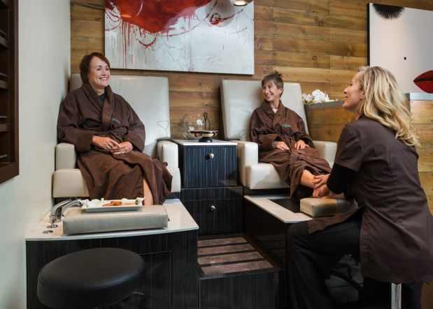 Trilogy Homeowners Enjoying Alvea Spa