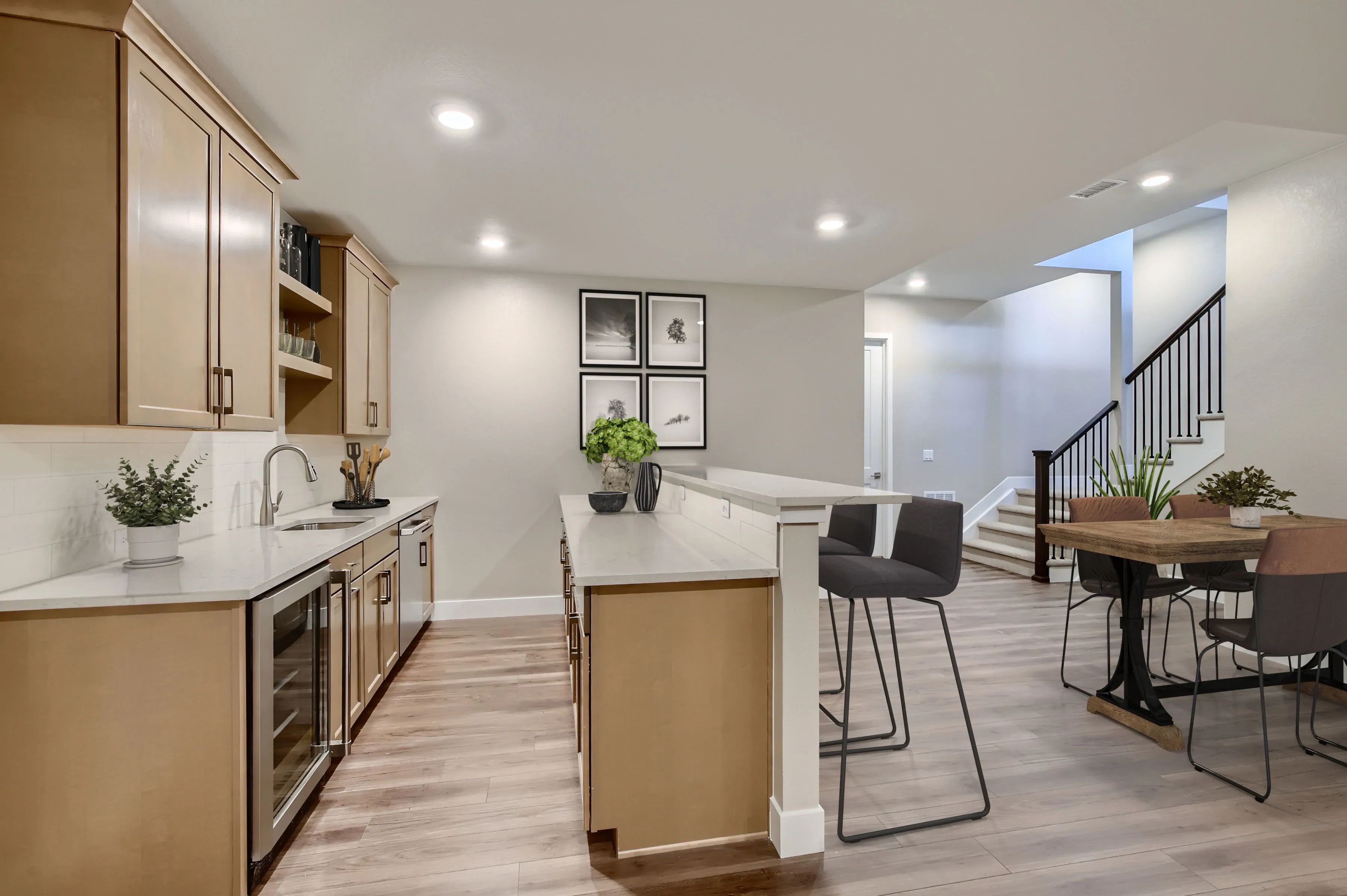 Optional Finished Basement Wet Bar