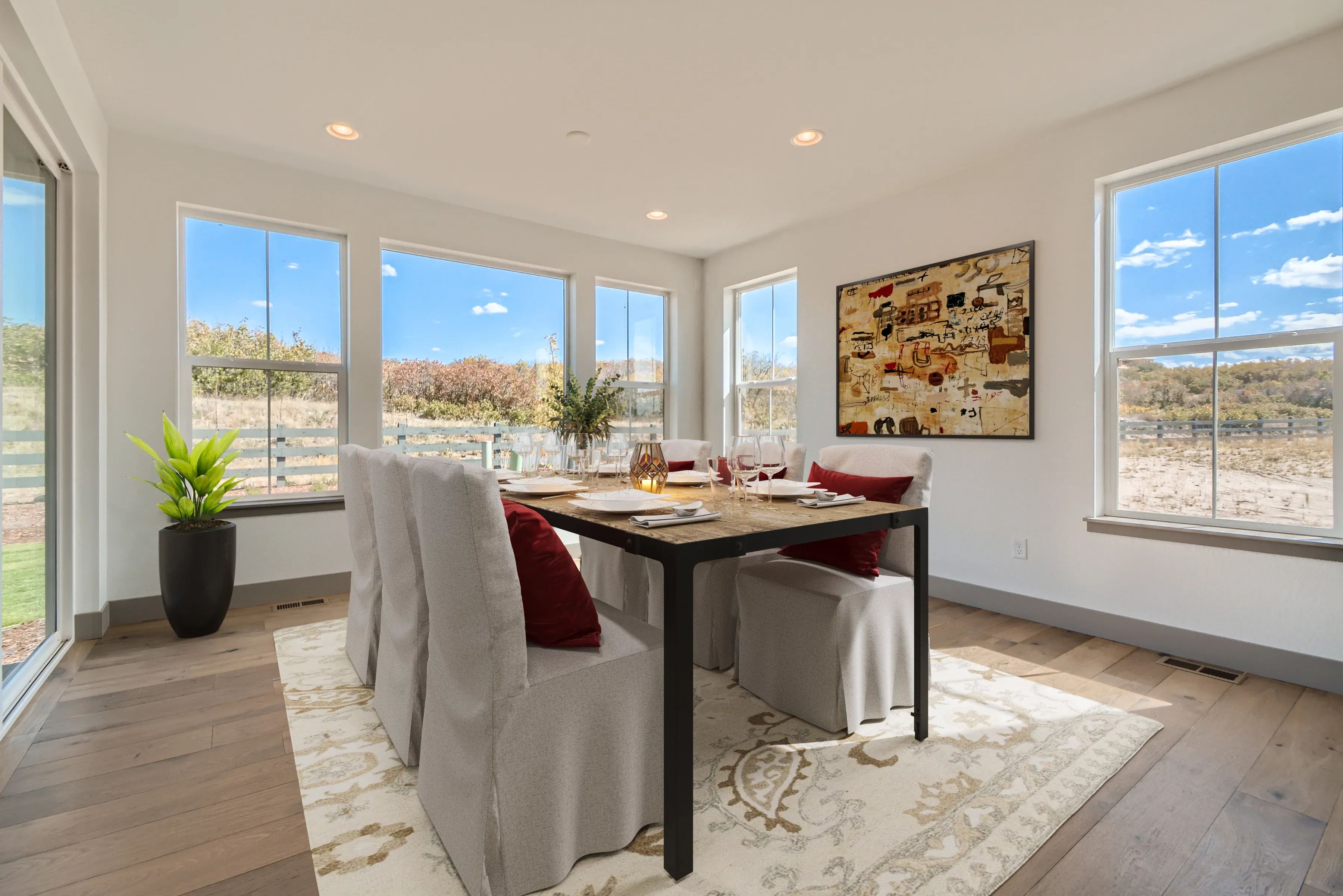 The Walton Model Dining - Virtually Staged