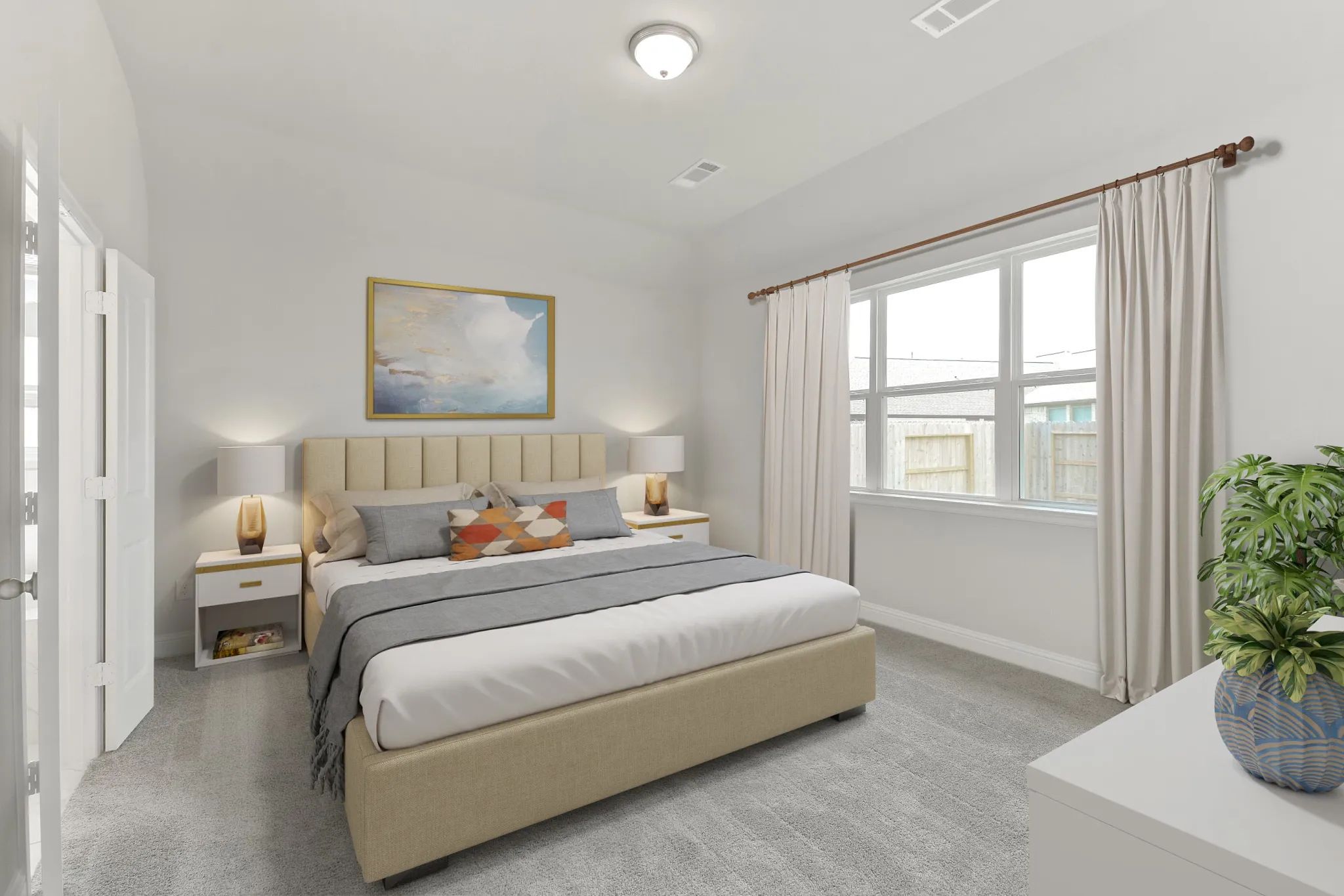 Plan 3049 primary bed - staged