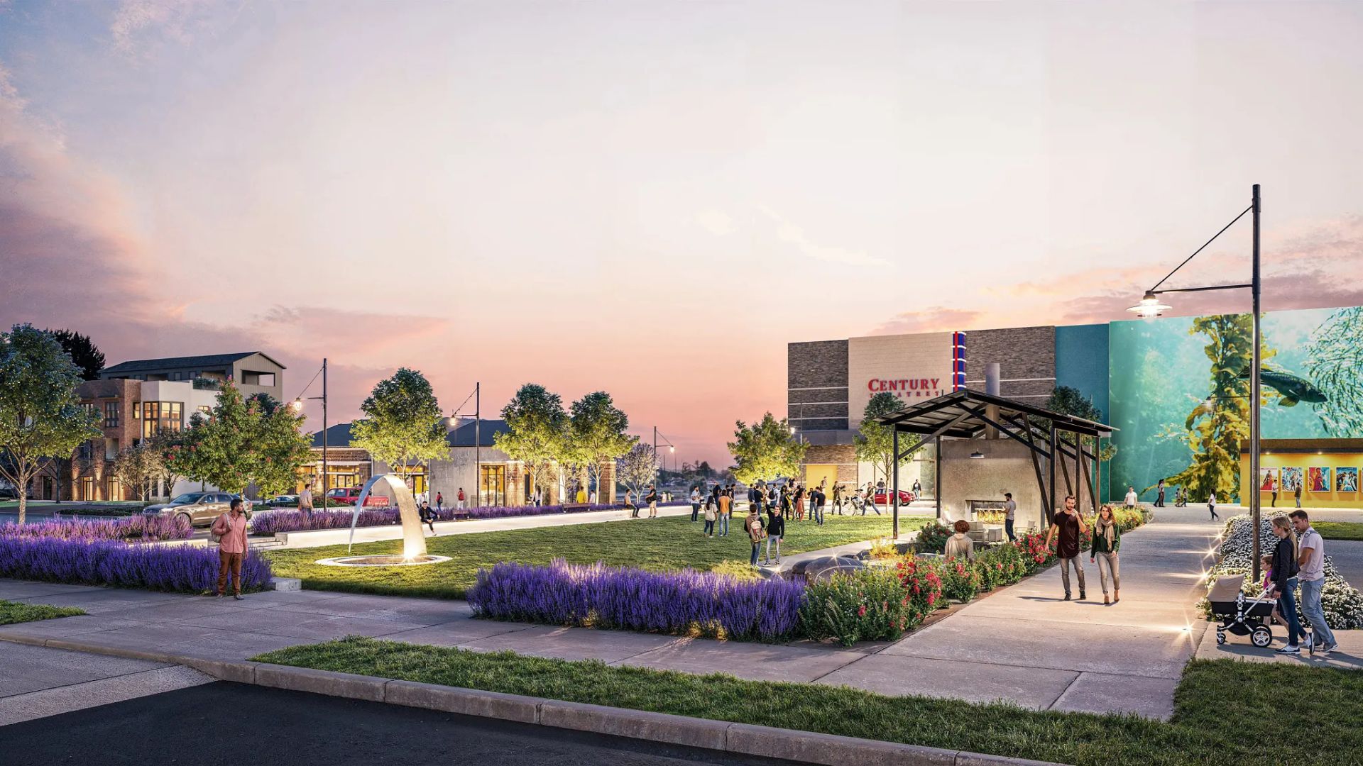 Rooftops at The Dunes Park Rendering