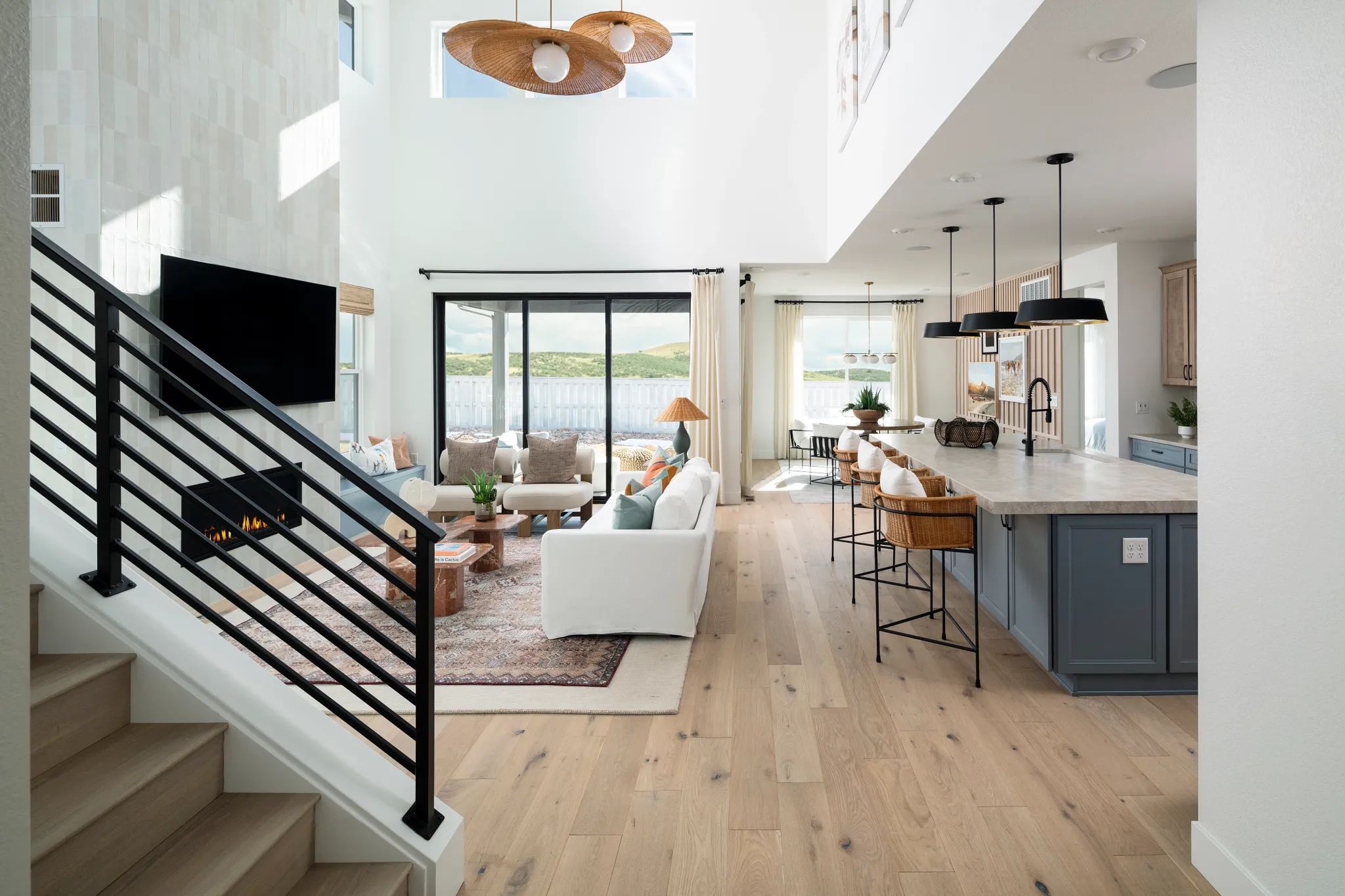 Scout Model Great Room, Kitchen + Dining