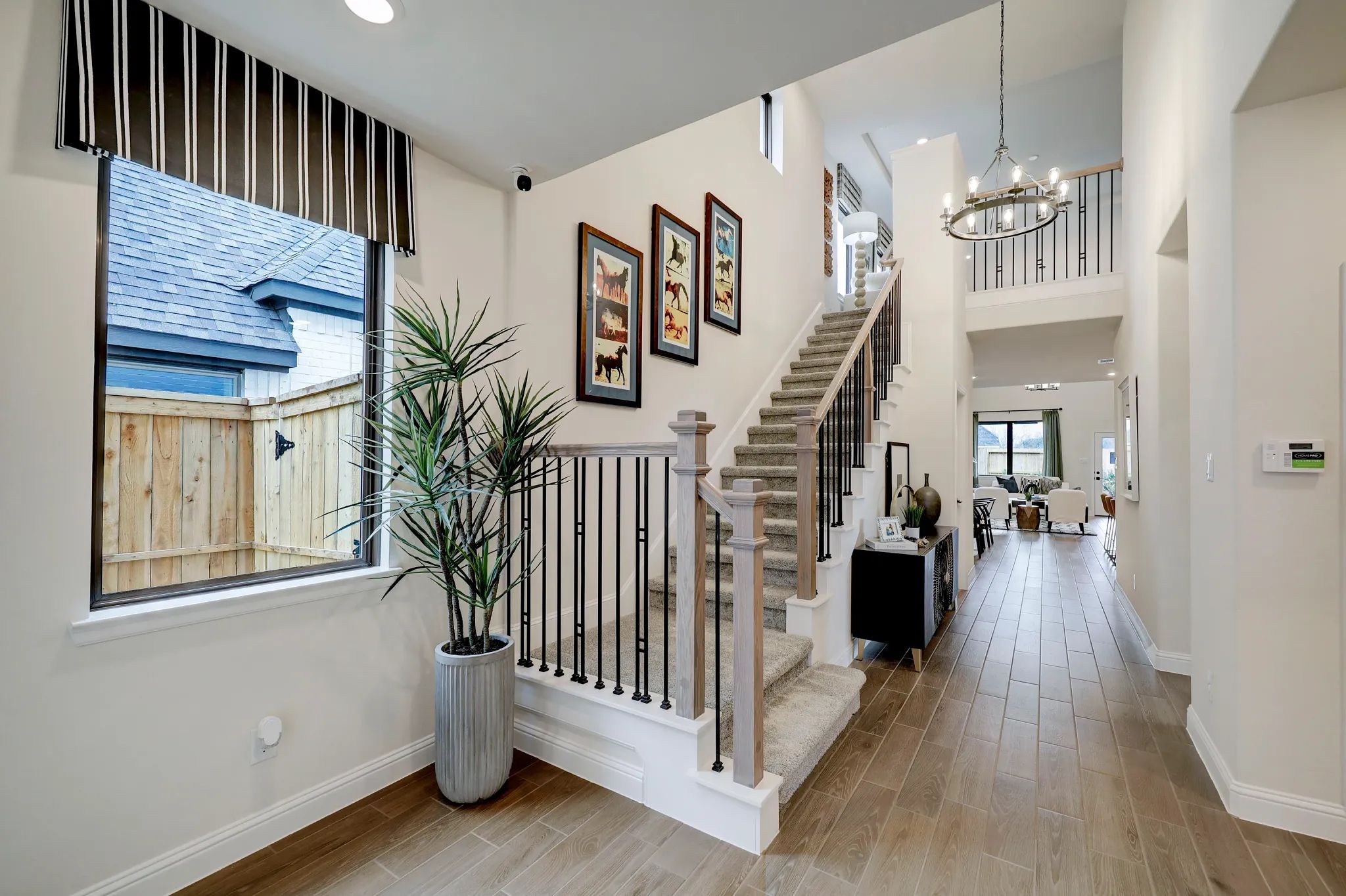 Model home entryway