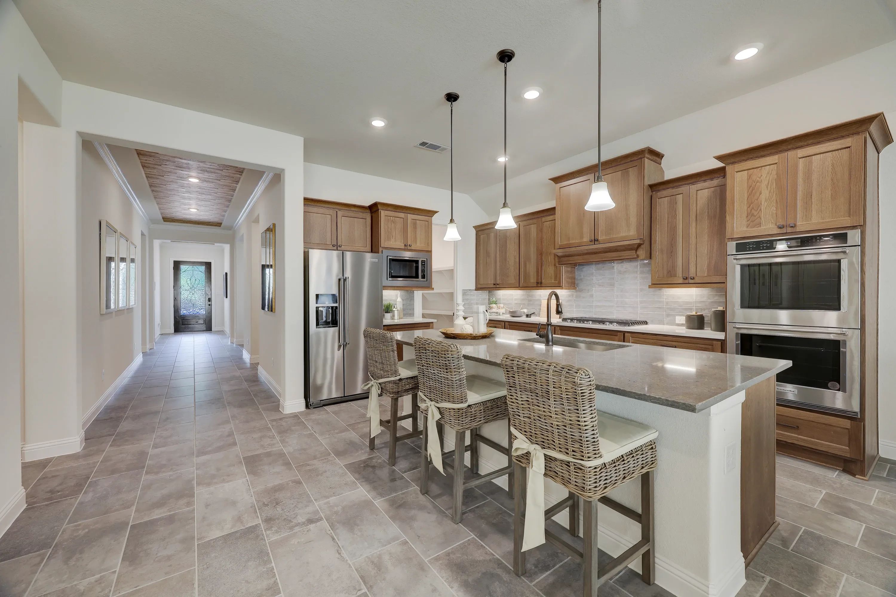 Model home kitchen