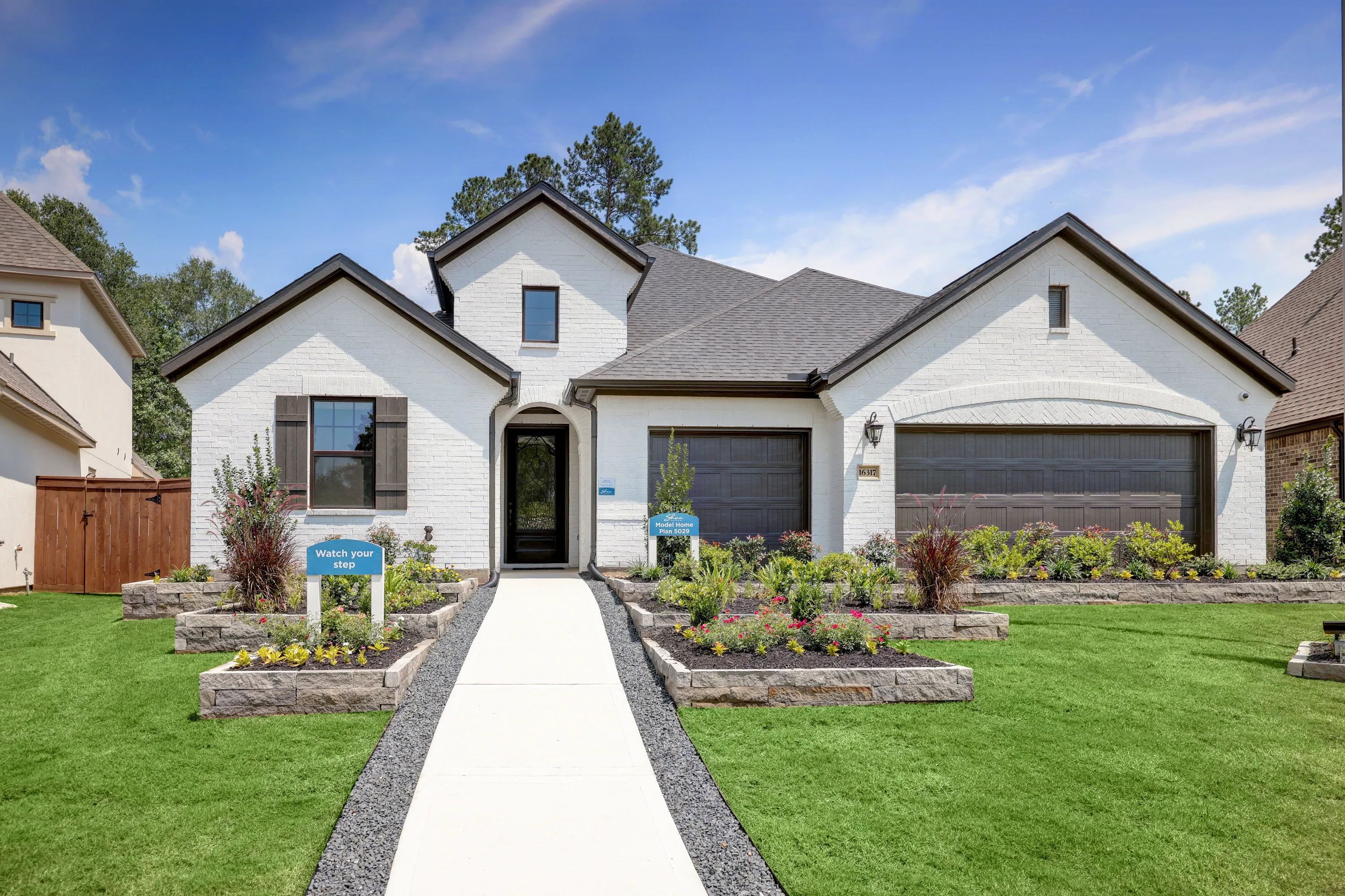 Model home exterior