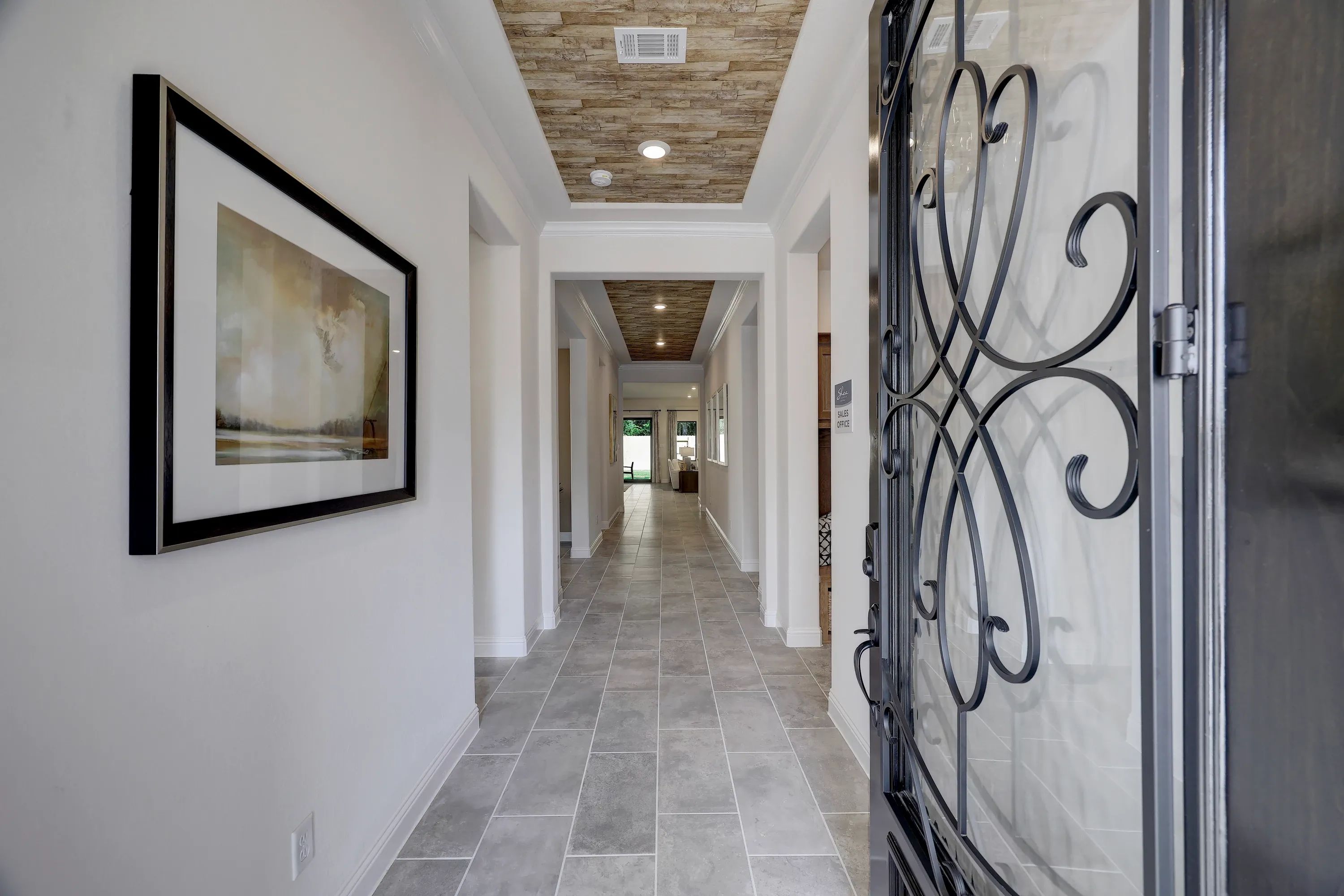 Model home entry