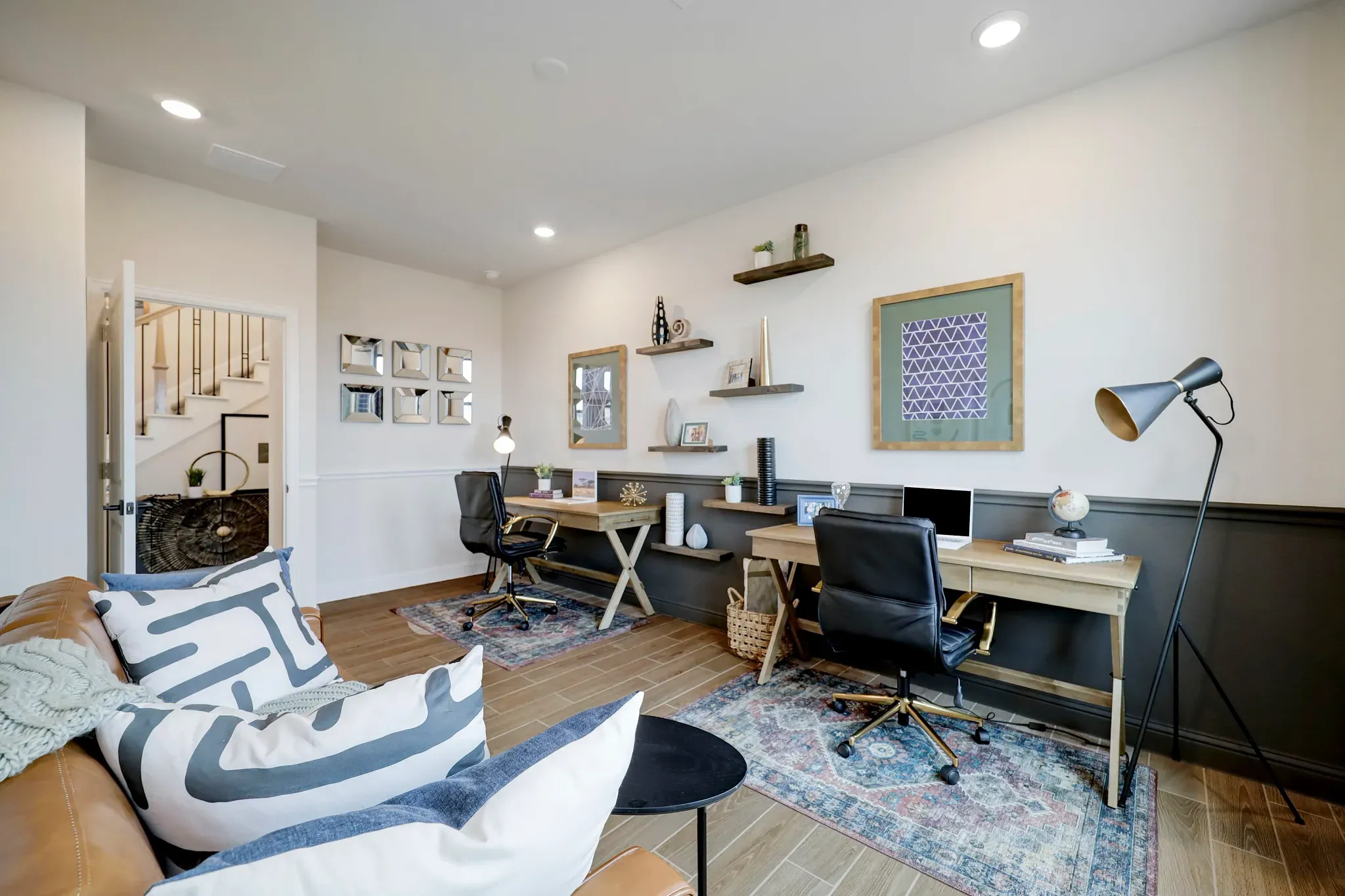 Model home downstairs bed