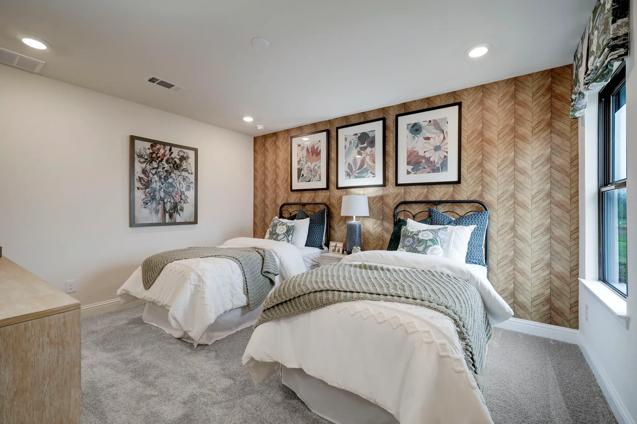 Model home upstairs bed