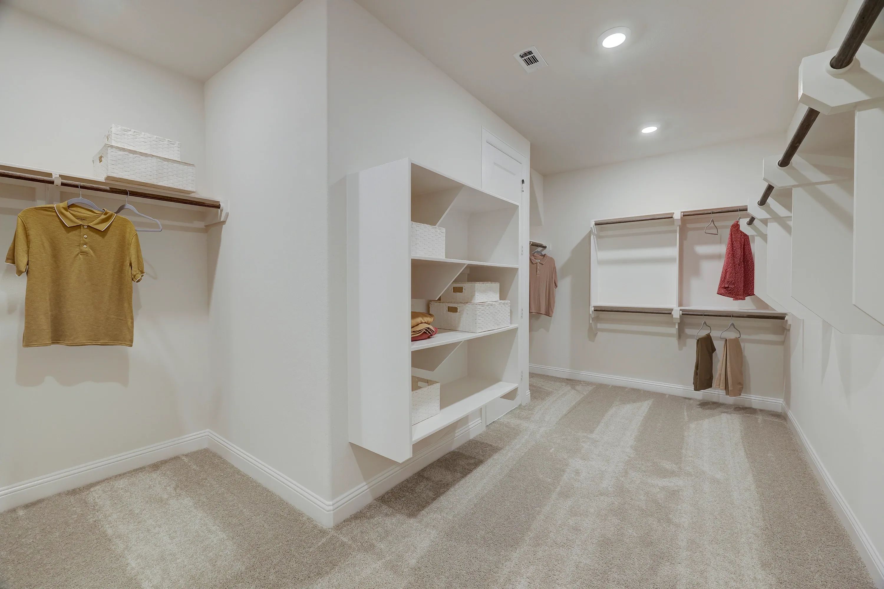 Model home closet