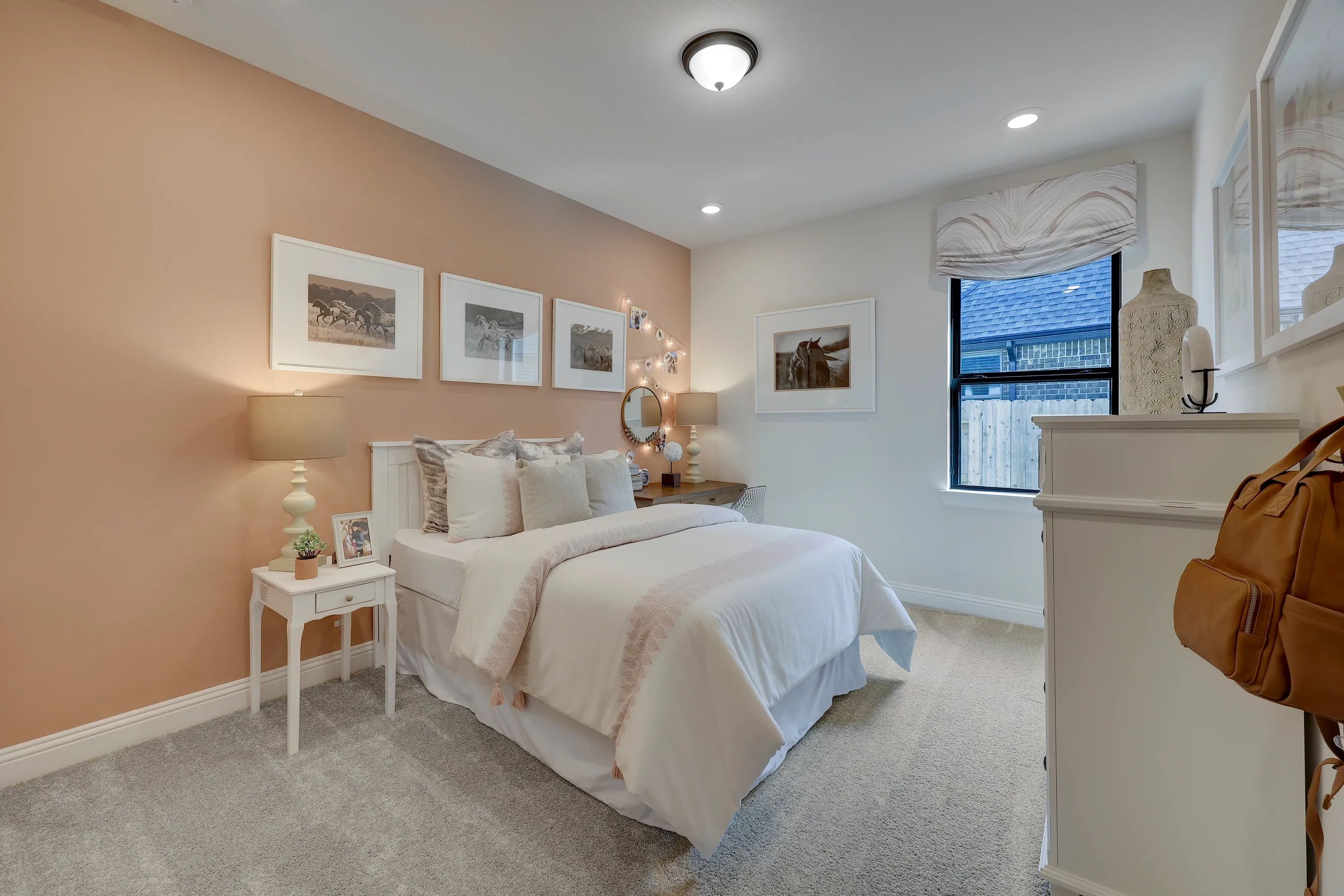 Model home bedroom