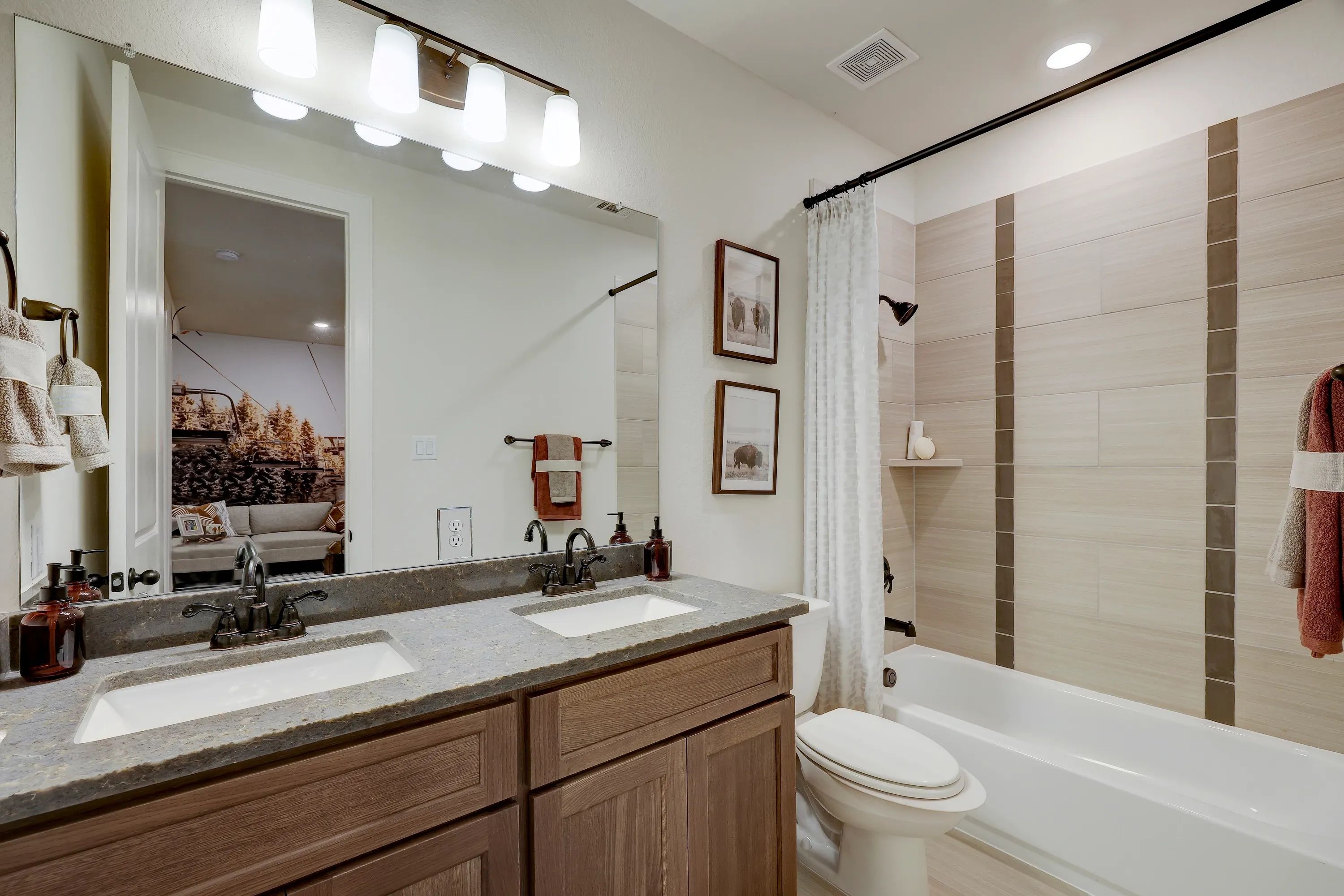 Model home bath