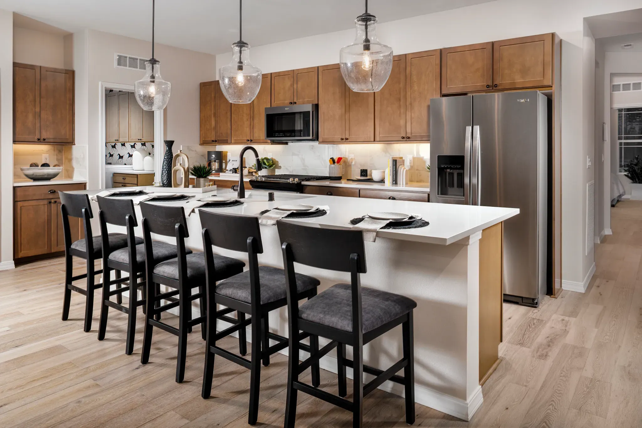 Kitchen in the Evia Model