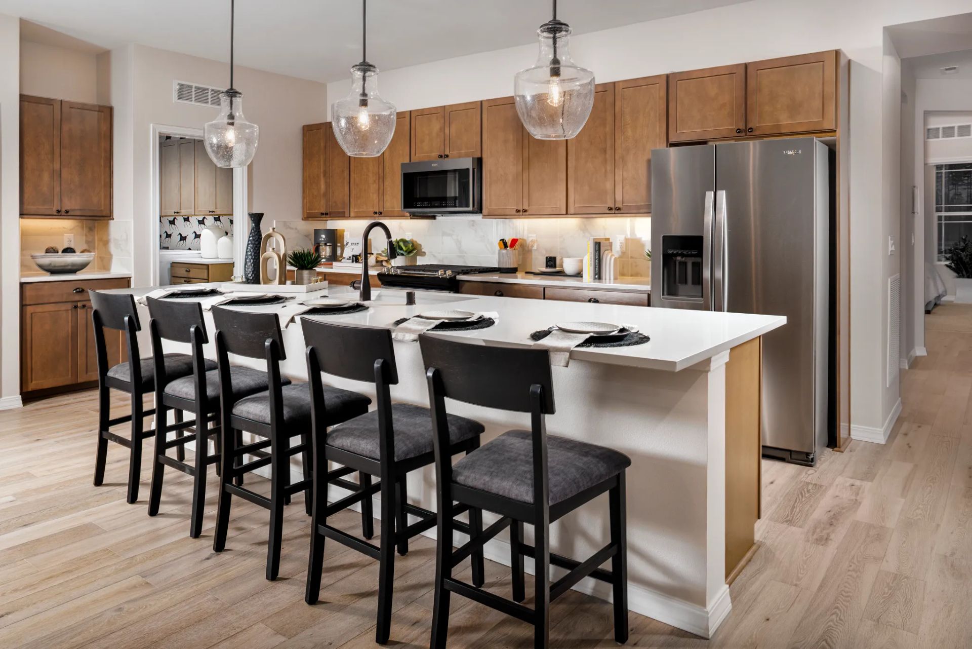 Kitchen in the Evia Model
