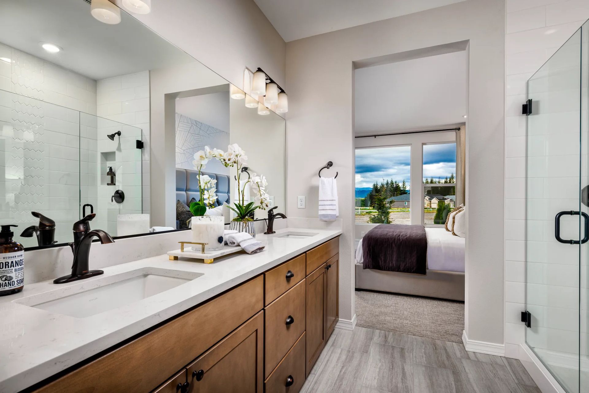 Primary Bathroom in Evia Model