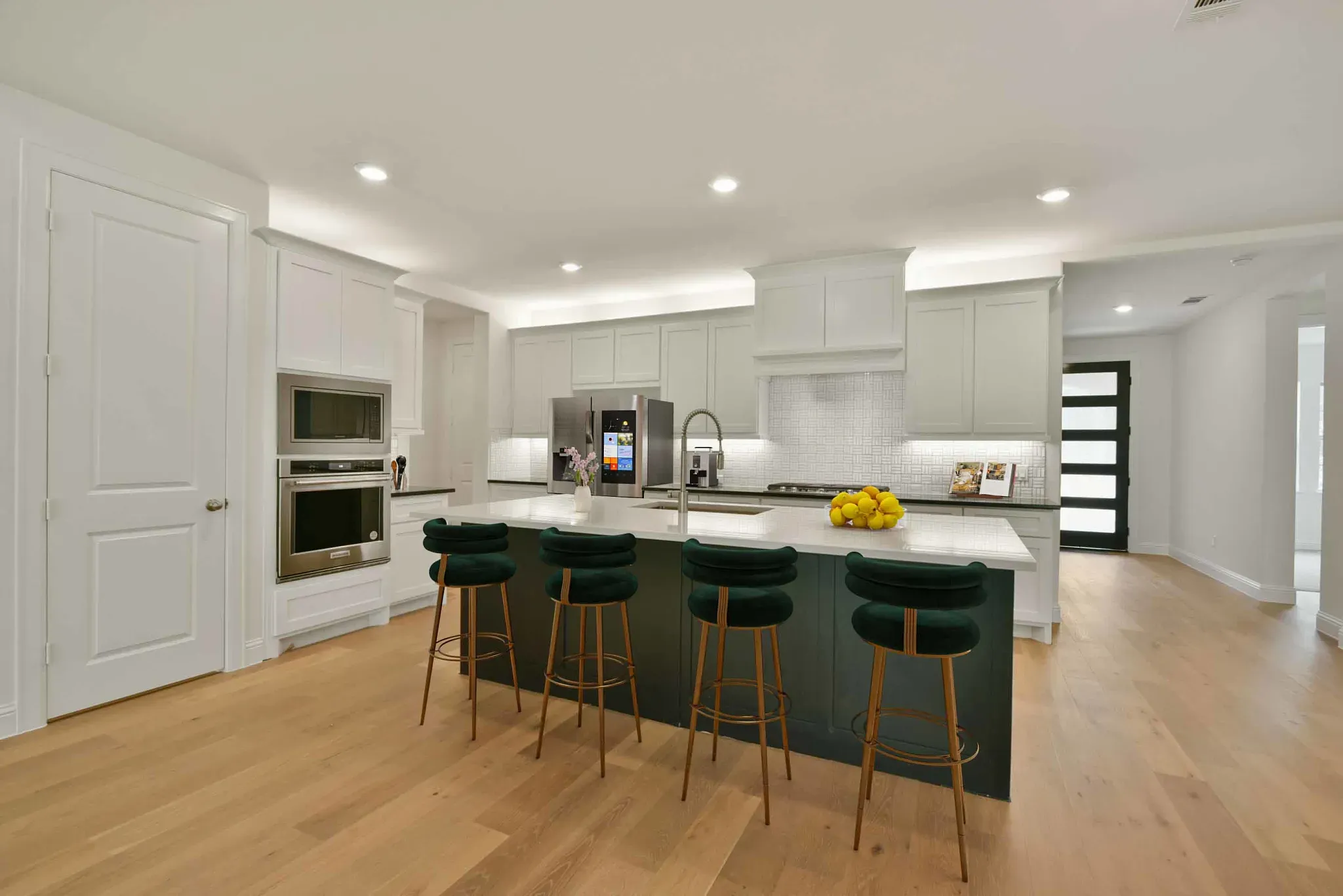 Plan 5049 kitchen - staged