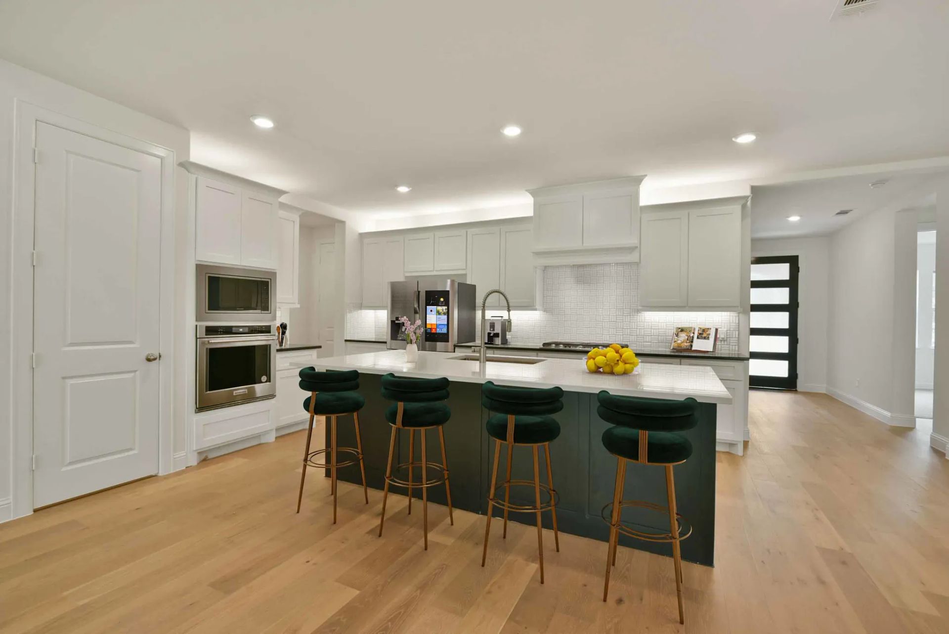Plan 5049 kitchen - staged