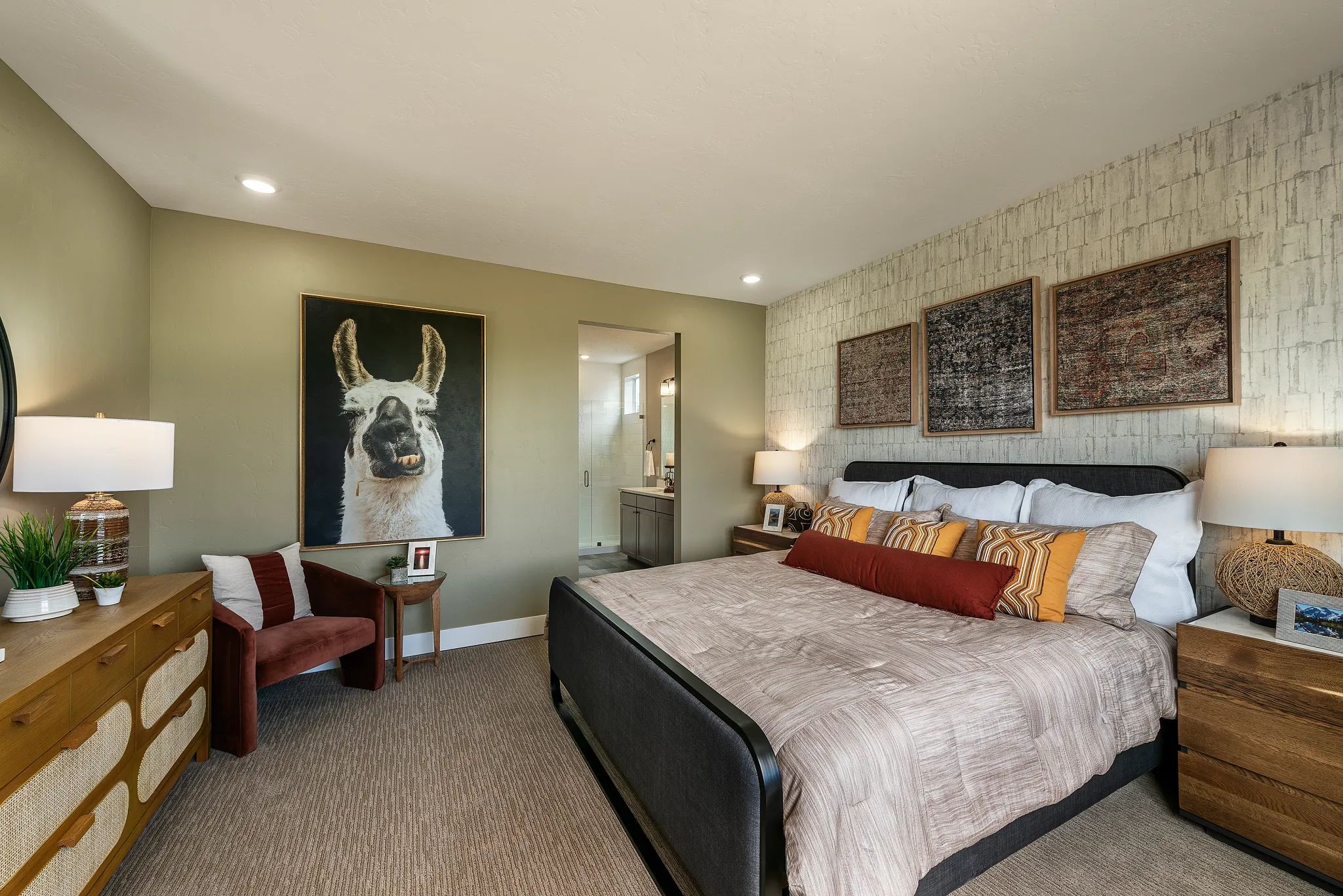 Model Home Primary Bed