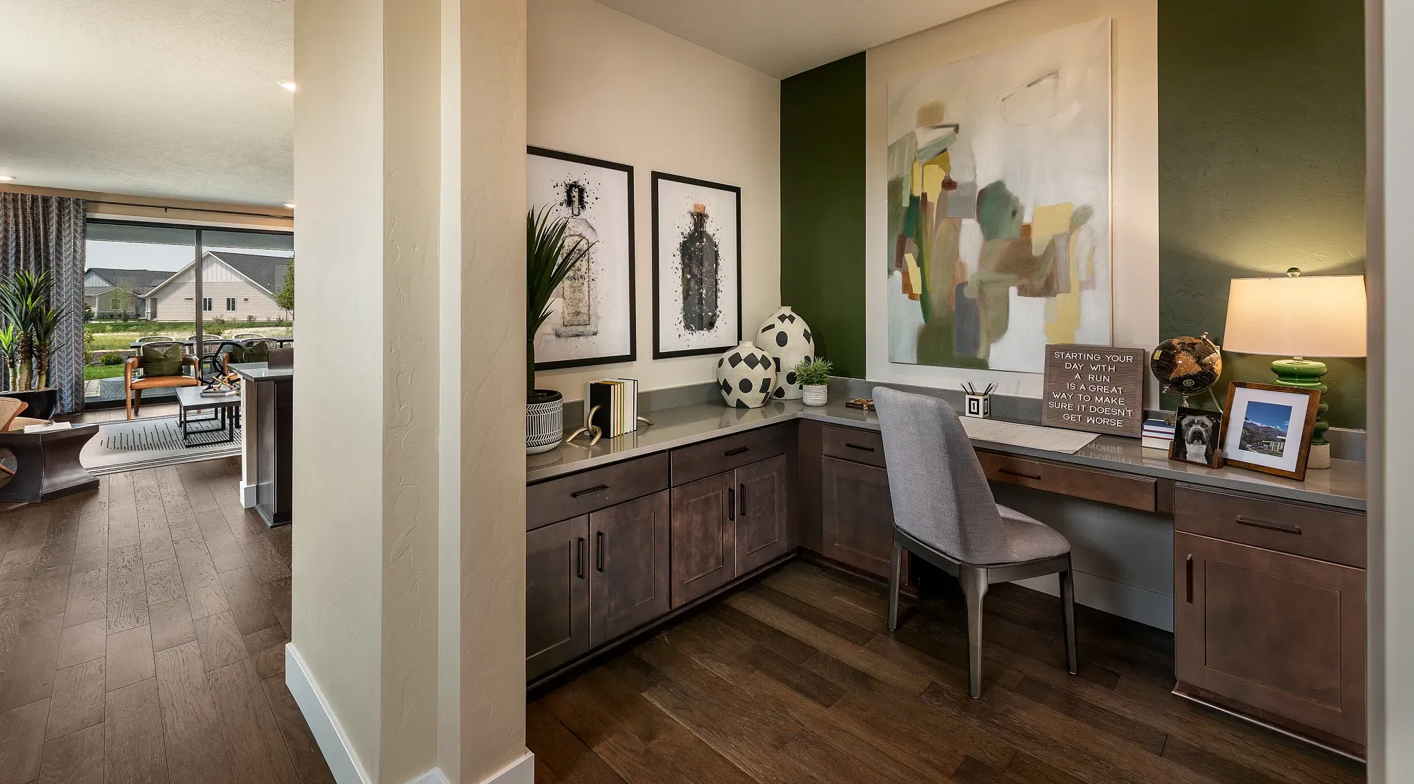 Model Home Den