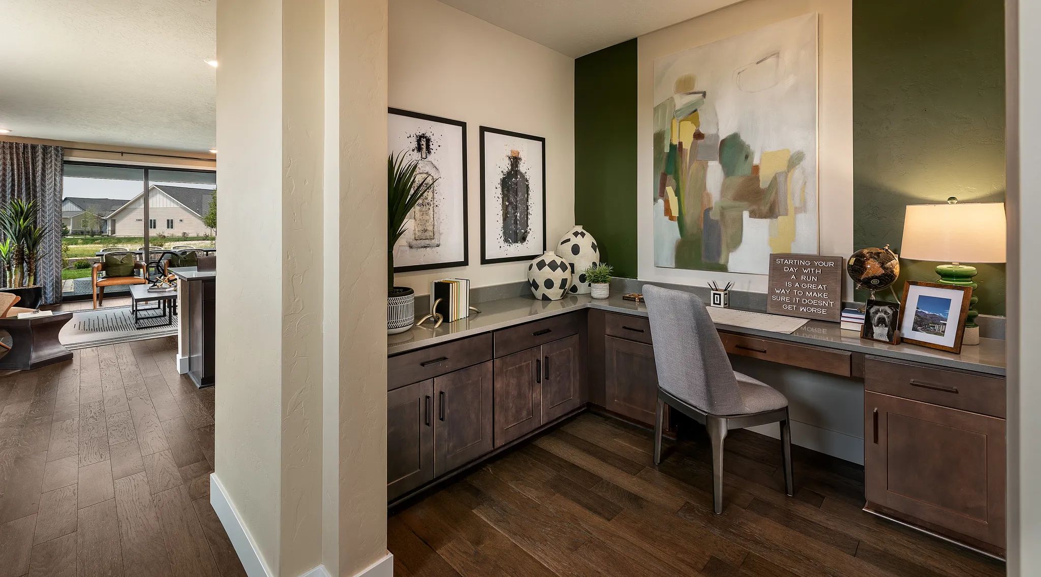 Model Home Den