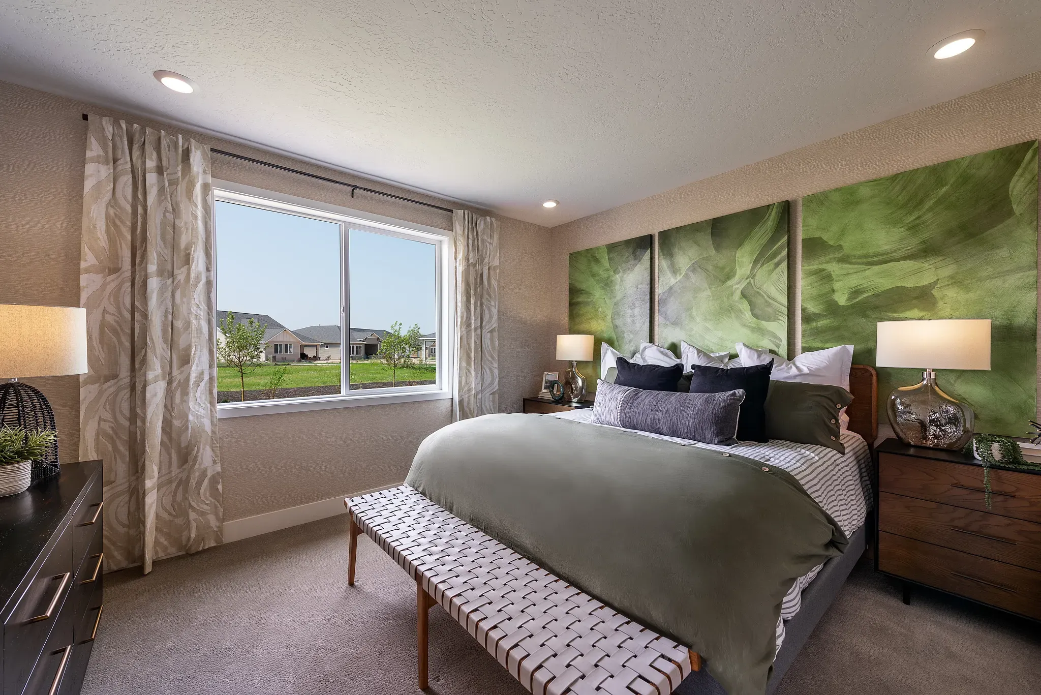 Model Home Primary Bed