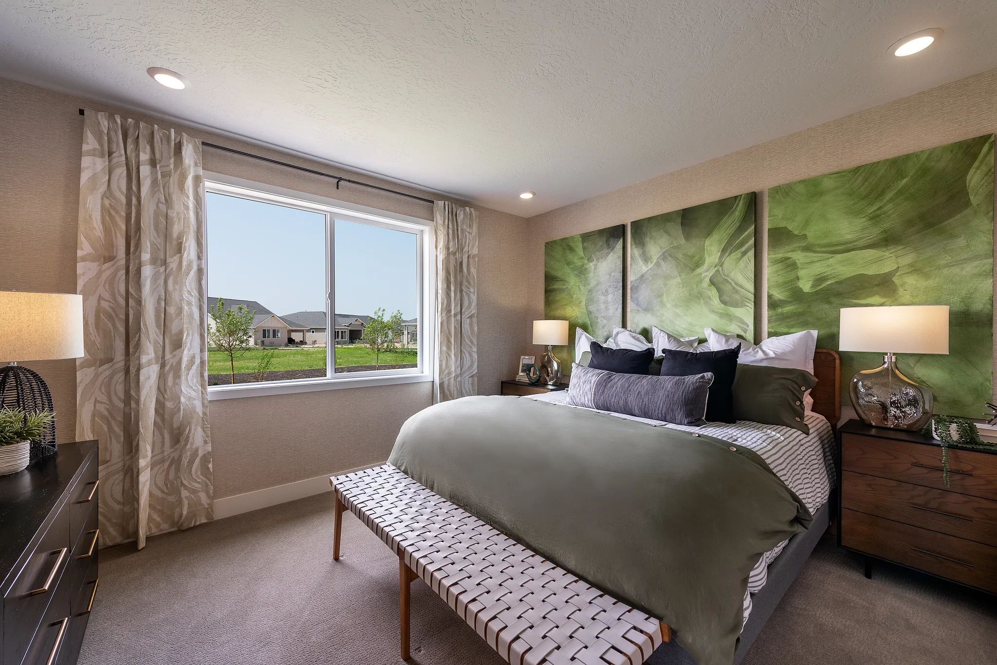 Model Home Primary Bed