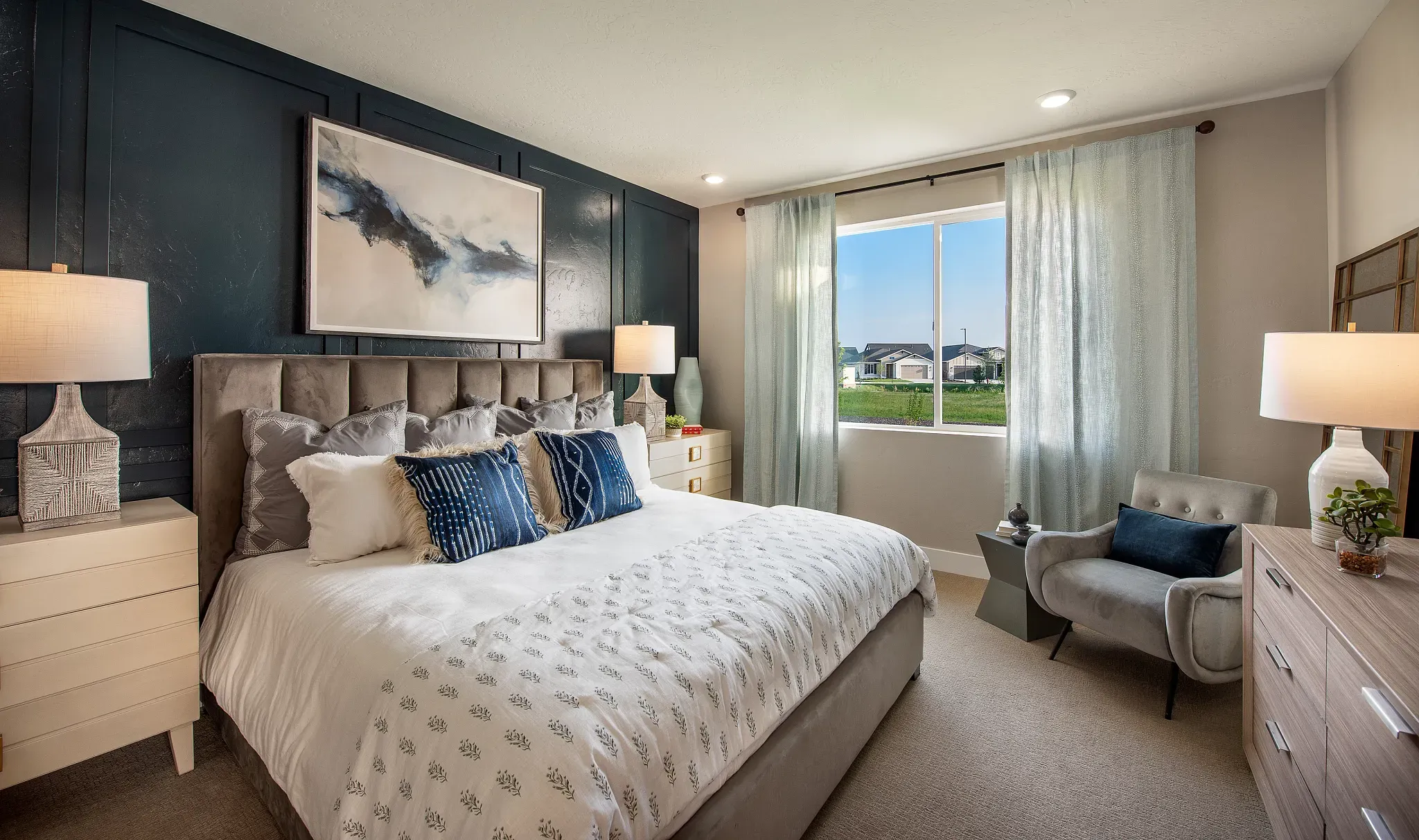 Model Home Primary Bed