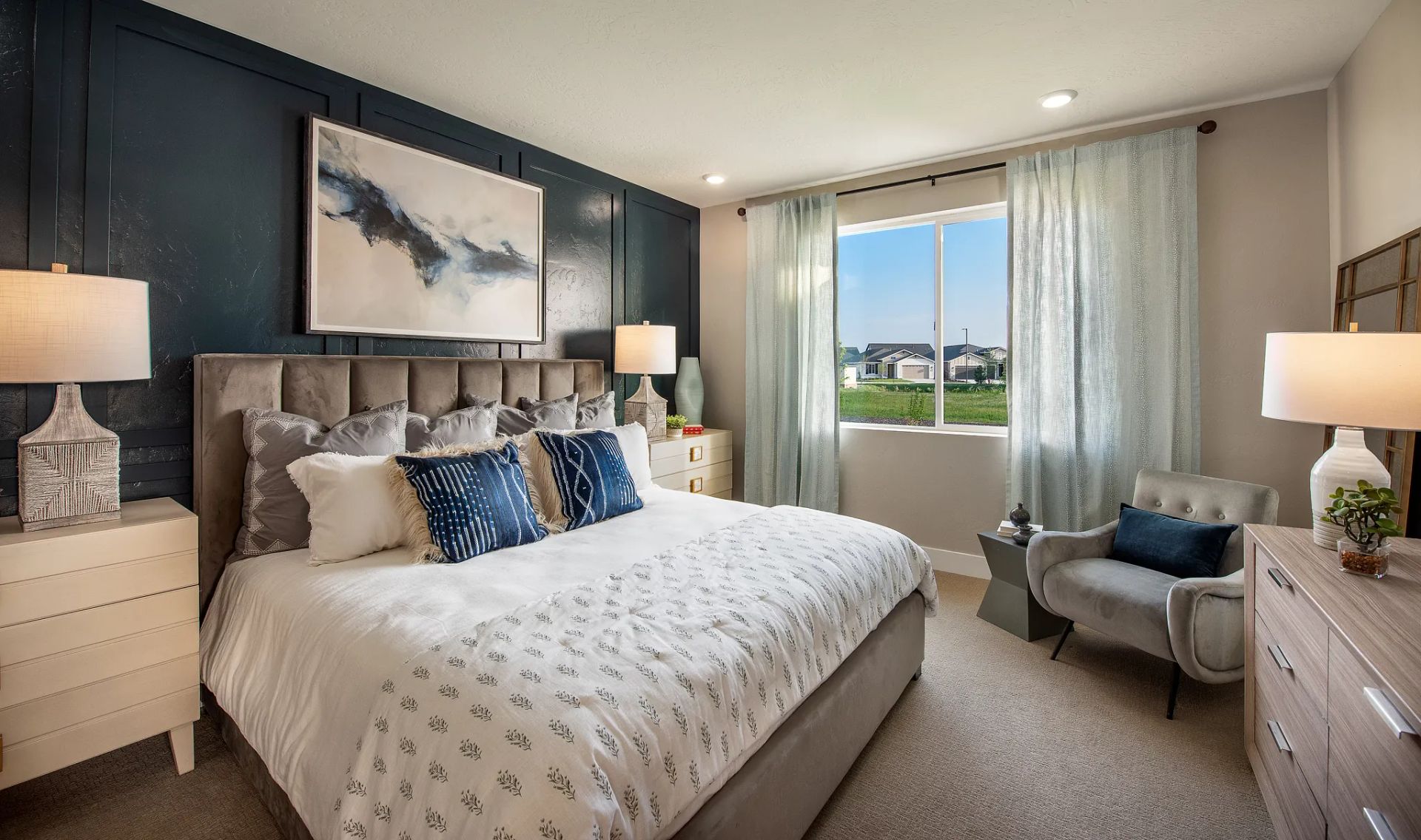 Model Home Primary Bed