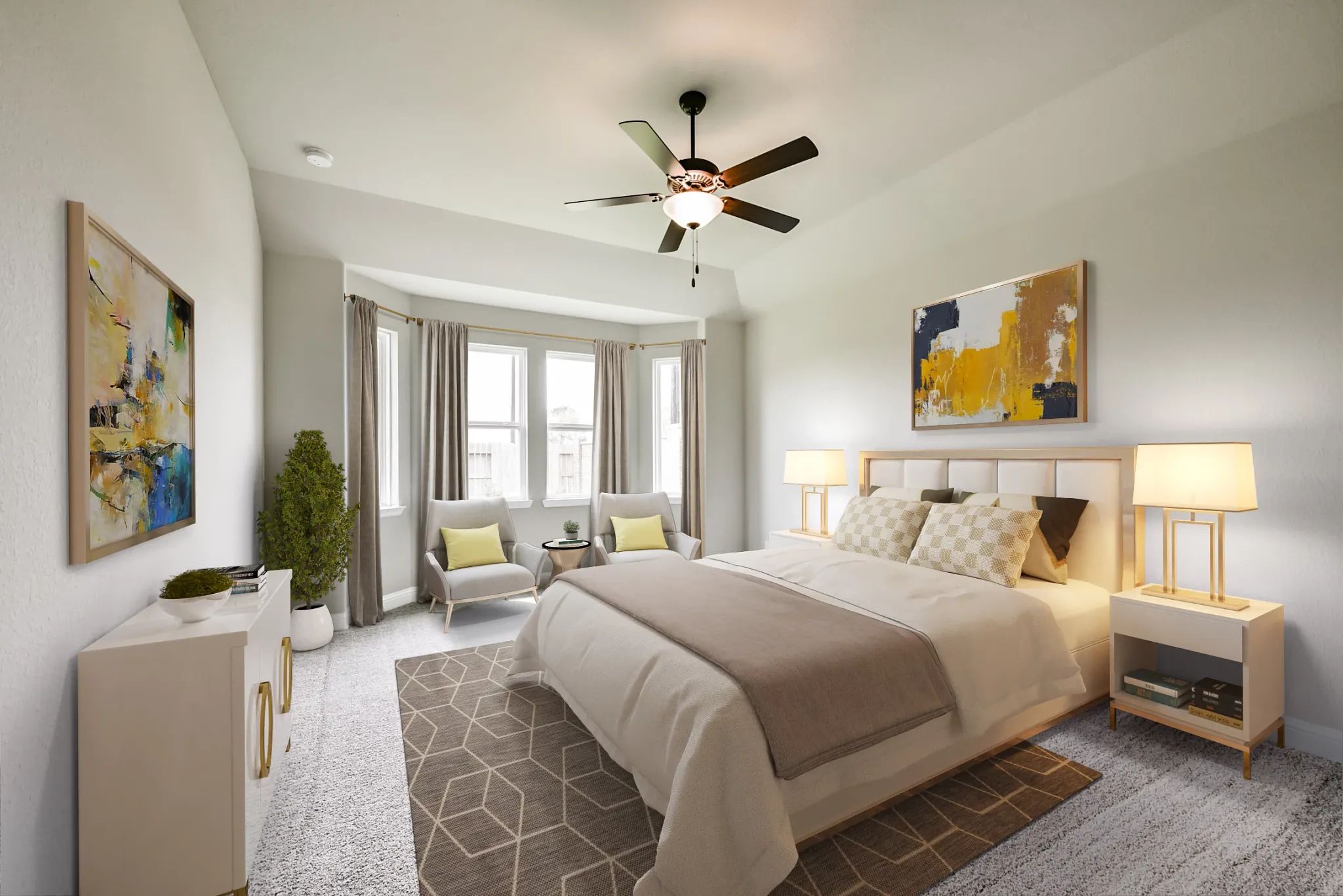 Plan 4039 primary bed