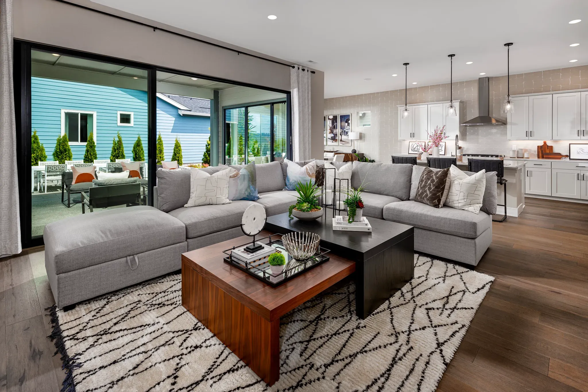 Great Room & Kitchen of Proclaim Model at Verterra