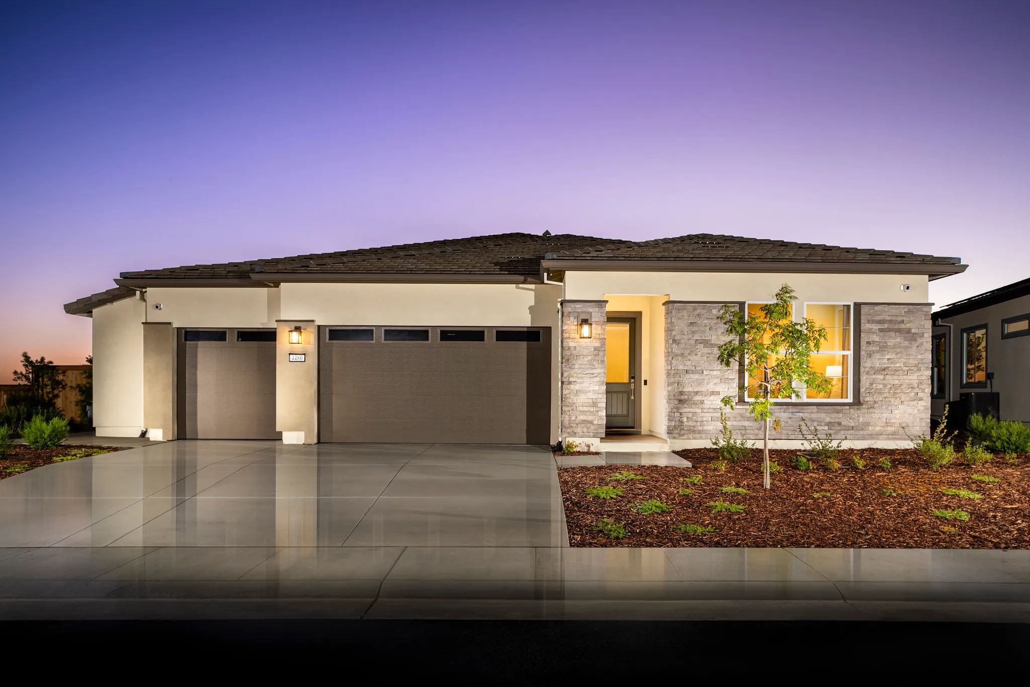 Exterior of Perspective Model Home