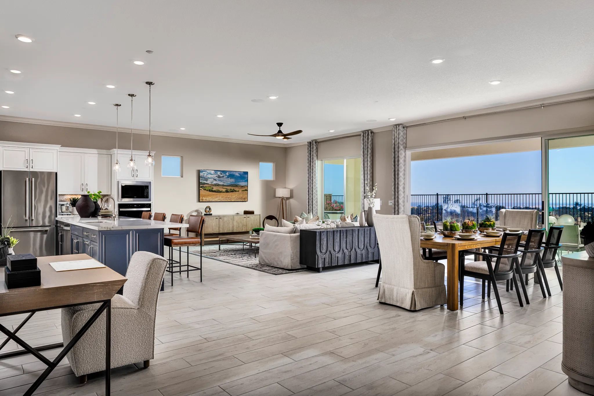 Expansive Great Room & Kitchen of Home