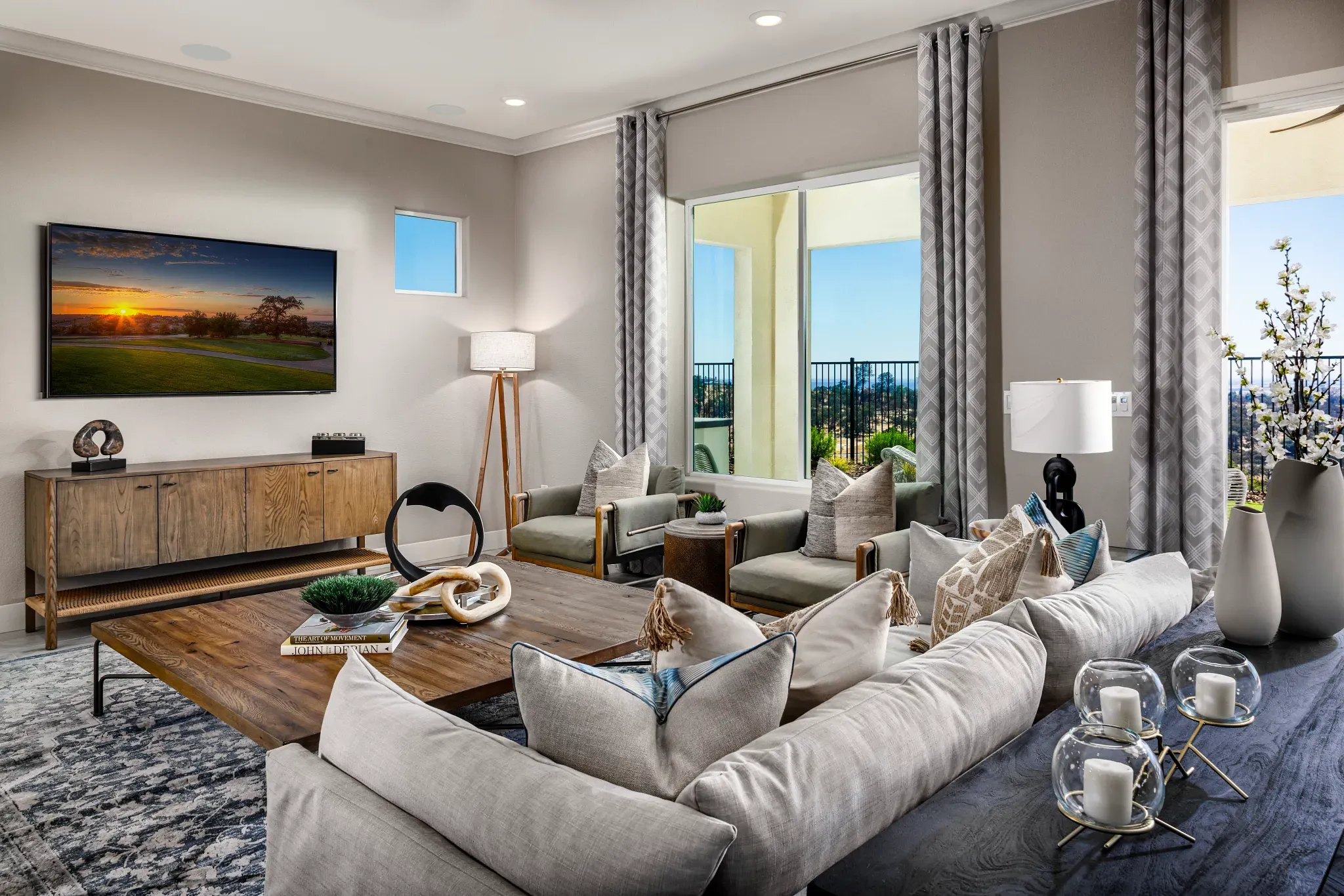 Great Room of Perspective Model Home
