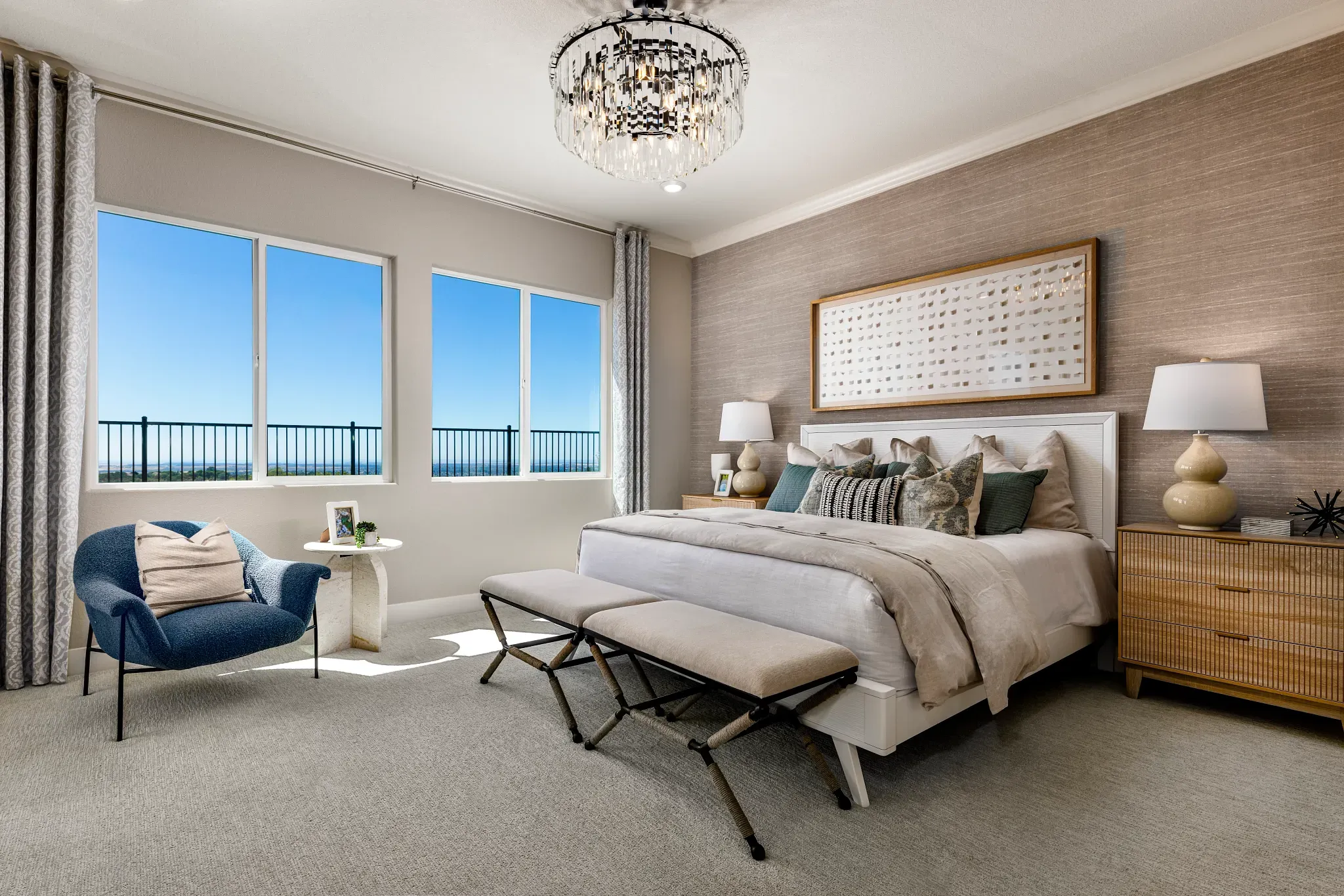 Primary Bed of Perspective Model Home