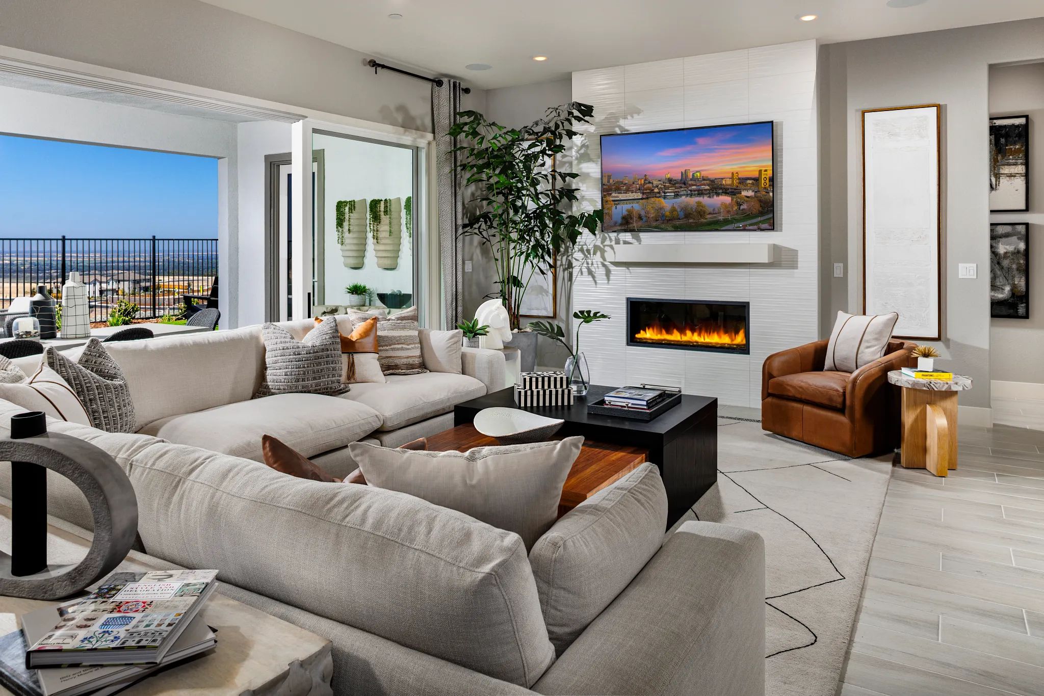 Great Room of Pinnacle Model Home